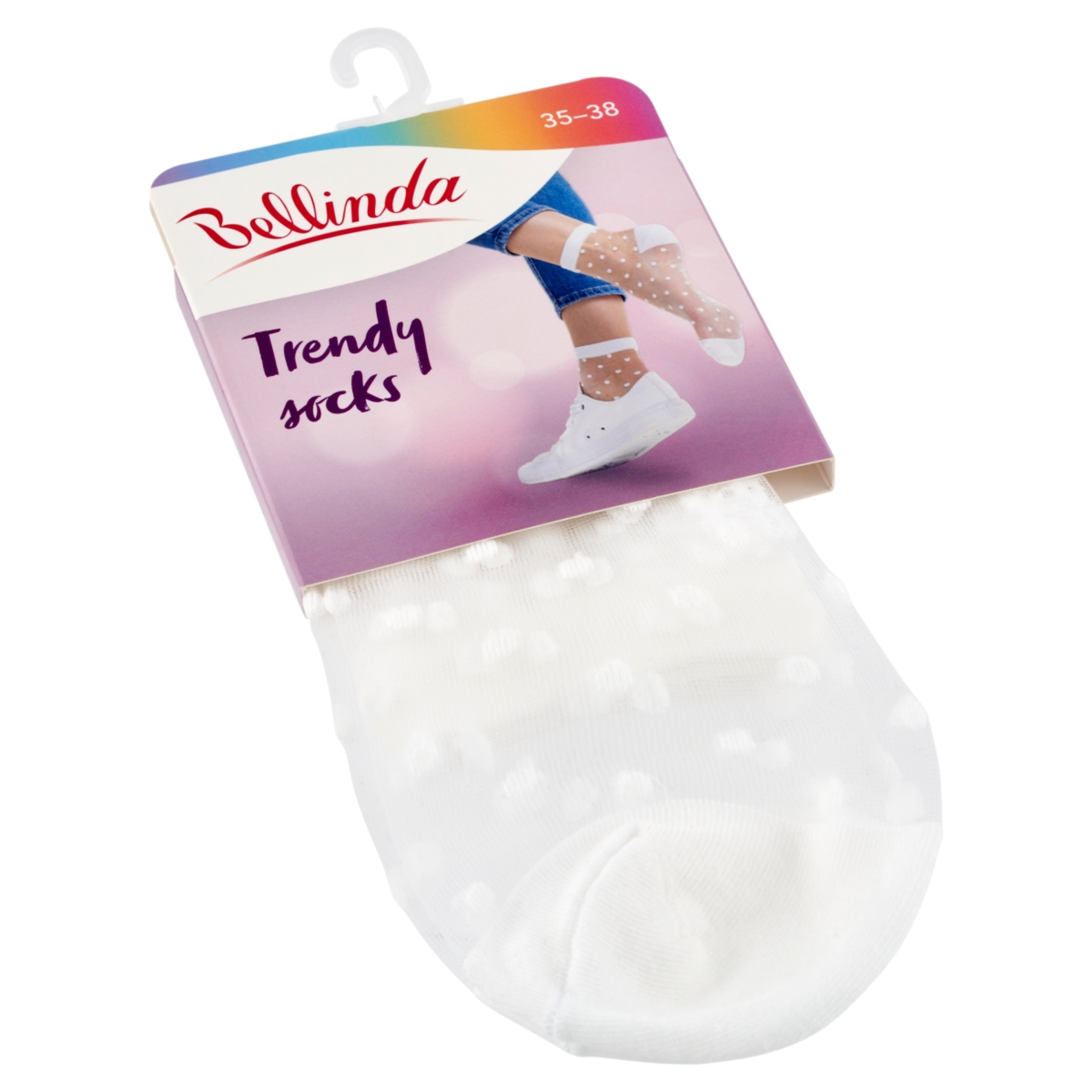 Bellinda Trendy bokazokni, fehér 35-38 - 1 db-2