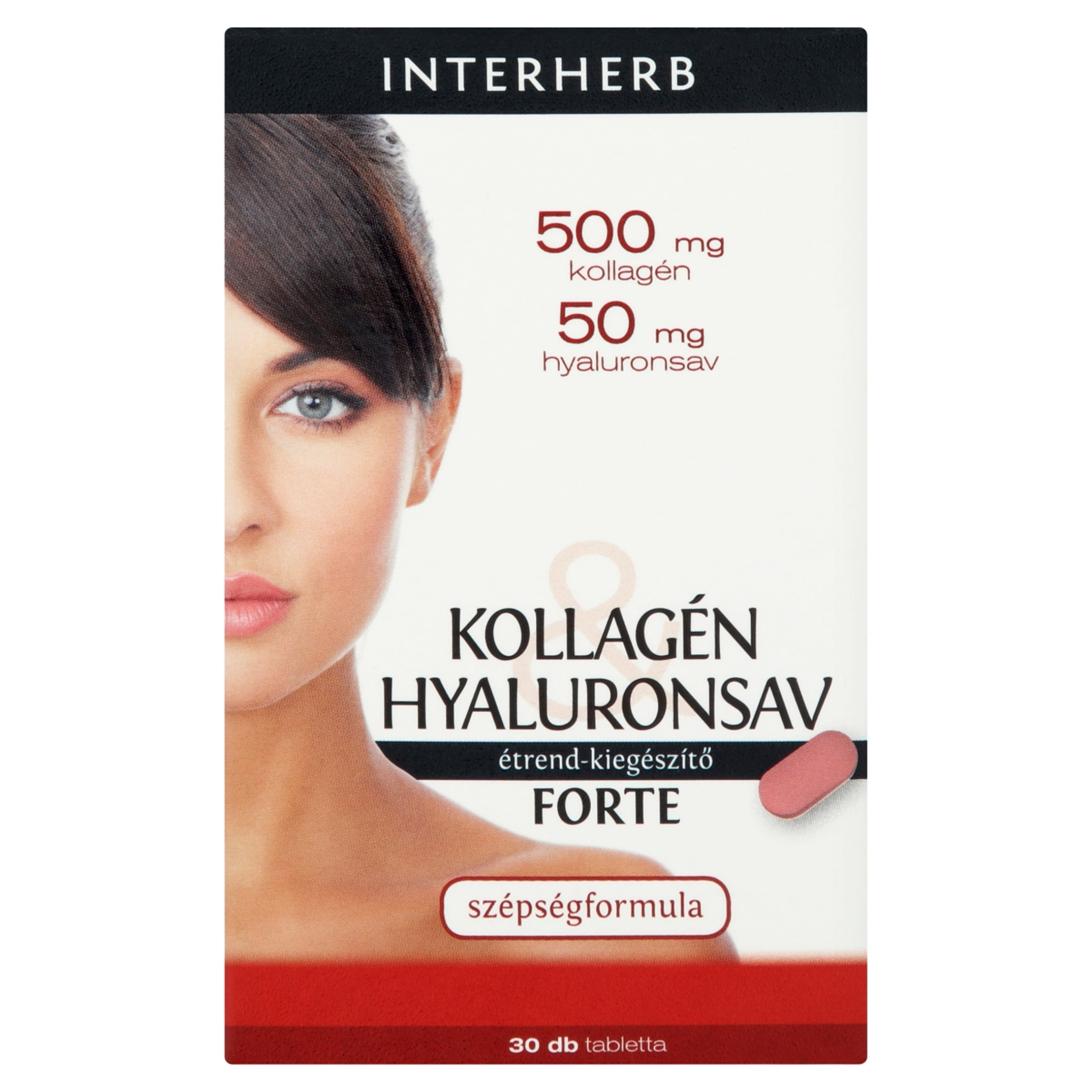 Interherb Kollagén És Hyaluronsav Forte Tabletta - 30 db-1