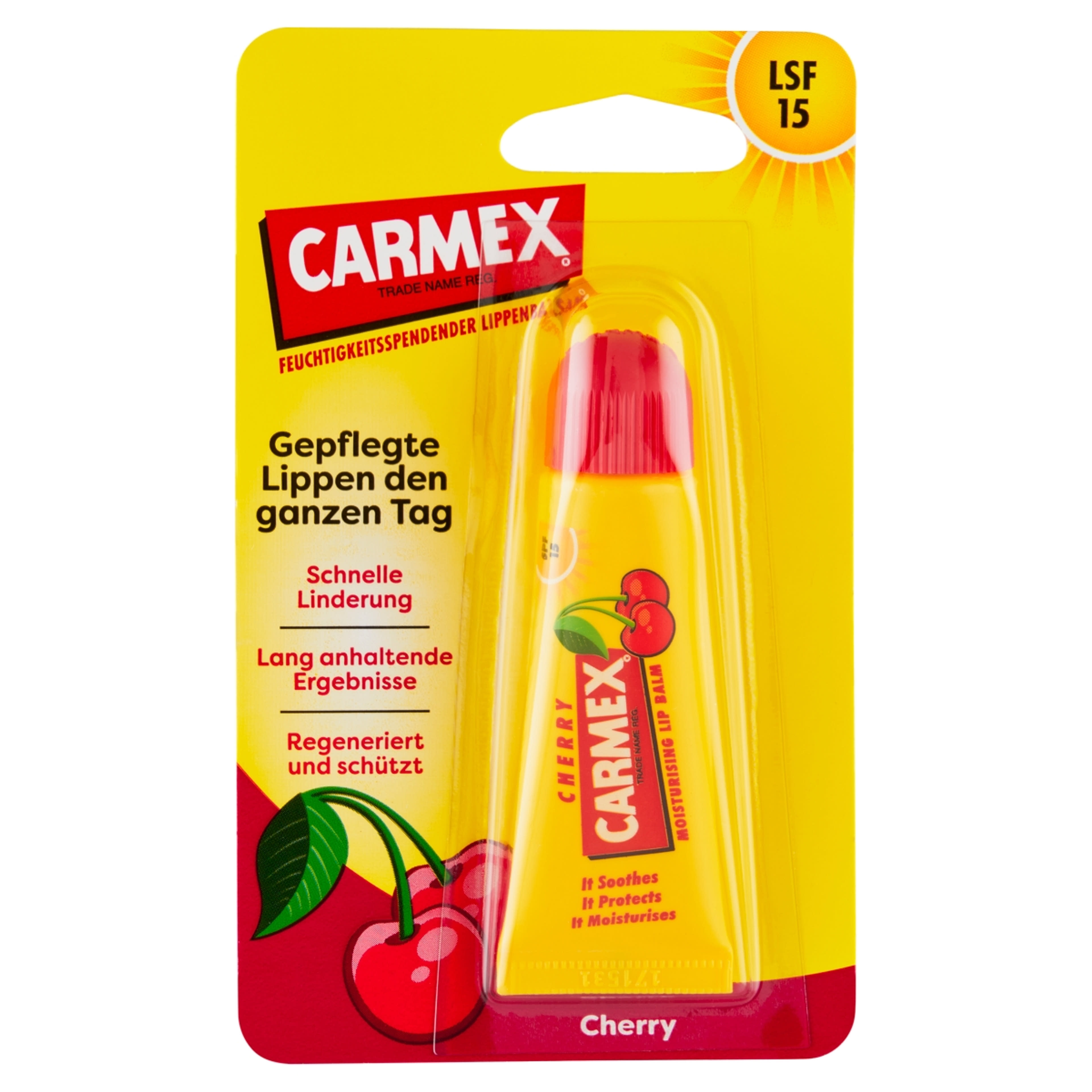 Carmex tubusos,cseresznyés ajakápoló - 10 g
