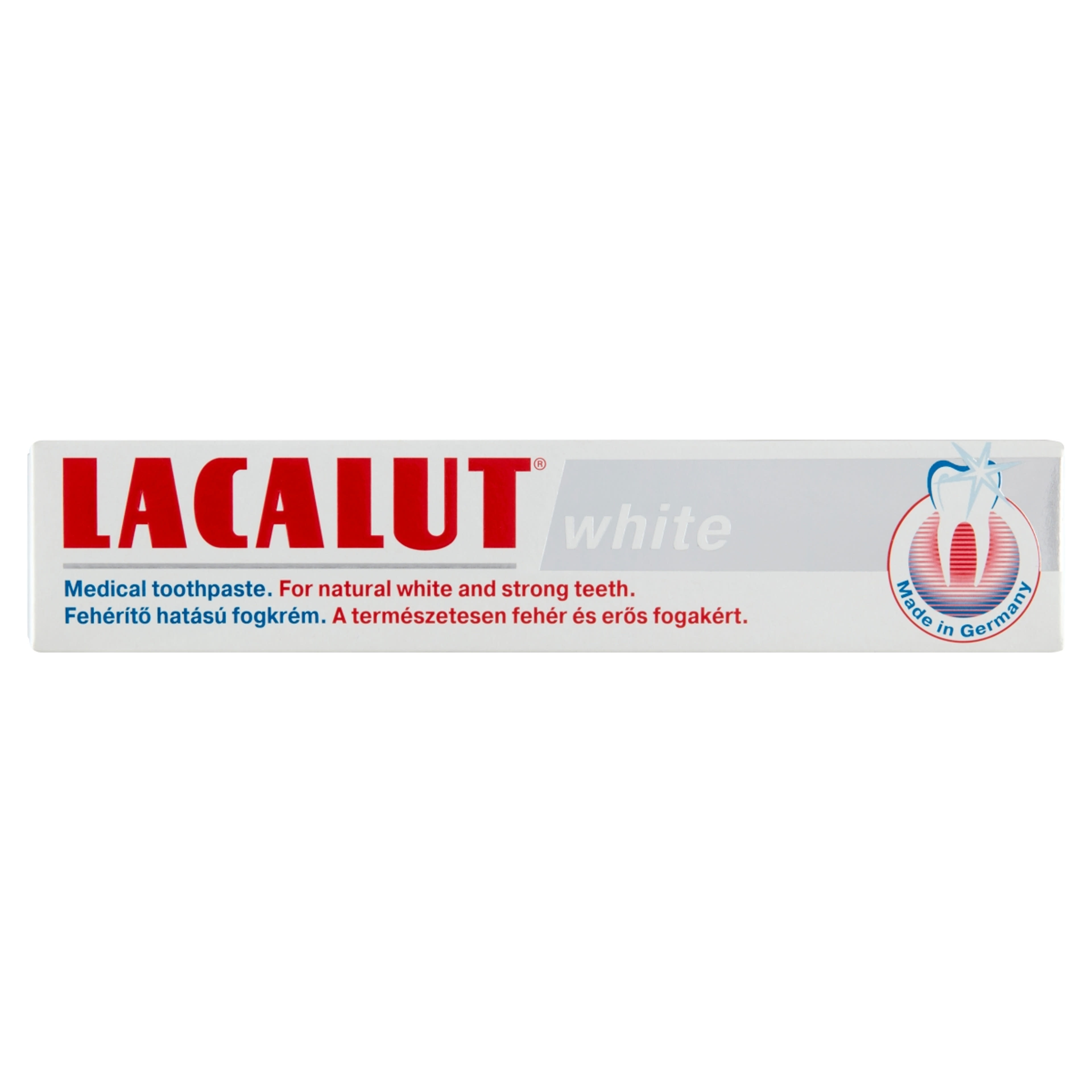 Lacalut White Fehéríto Hatású fogkrém - 75 ml