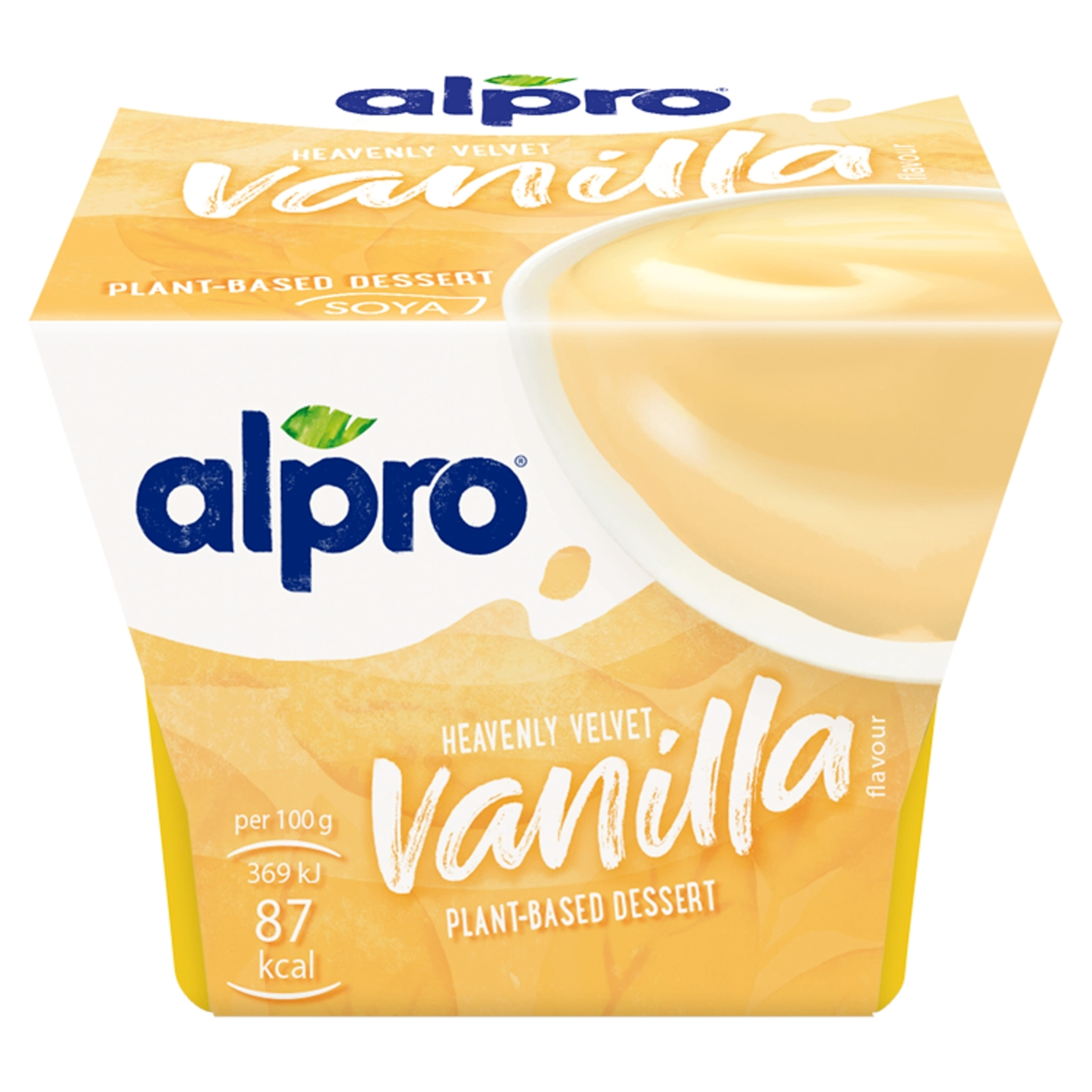 Alpro vanília ízu szójadesszert vitaminokkal és kalciummal dúsított -  125 g-1