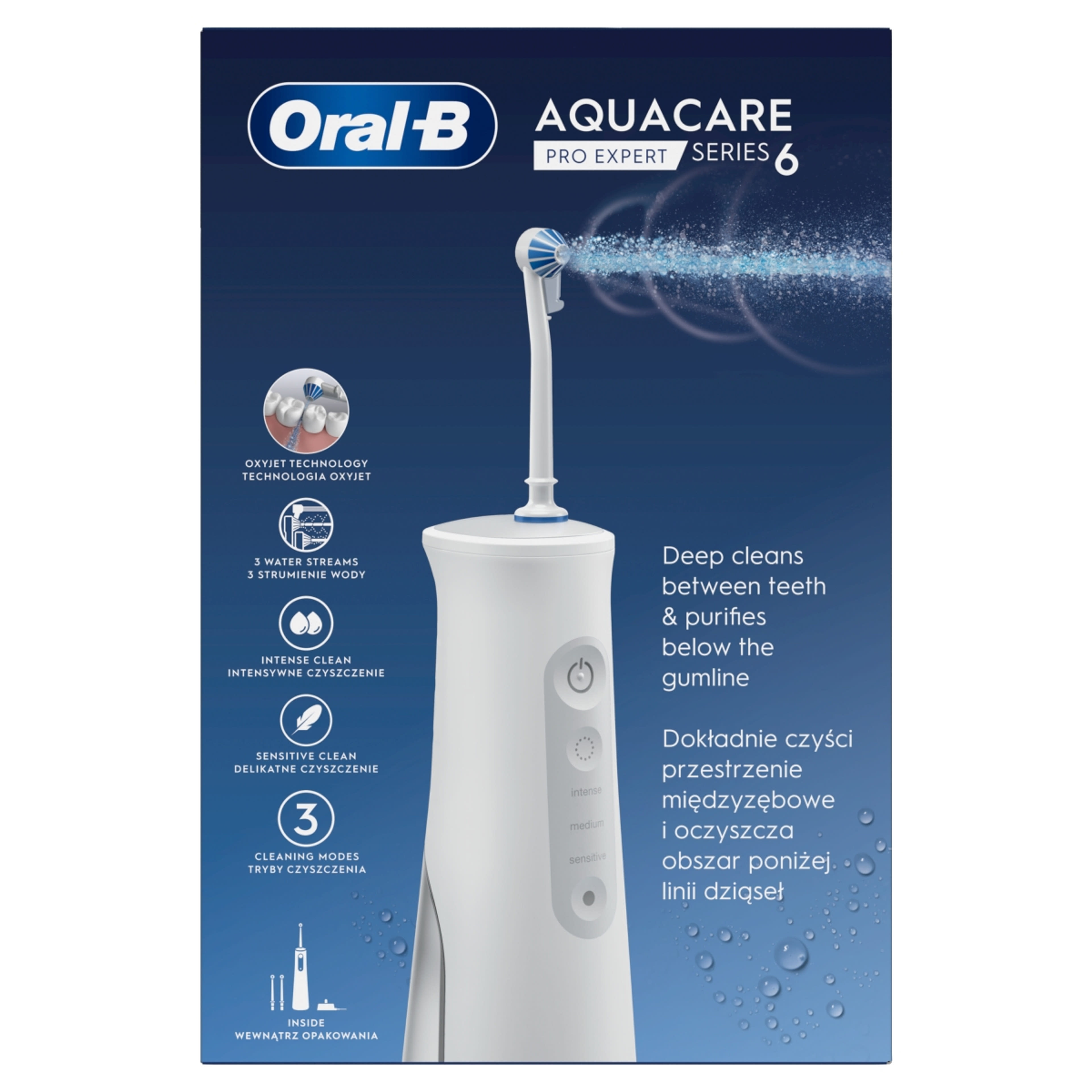 Oral-B aquacare 6 pro expert elektromos szájzuhany - 1 db