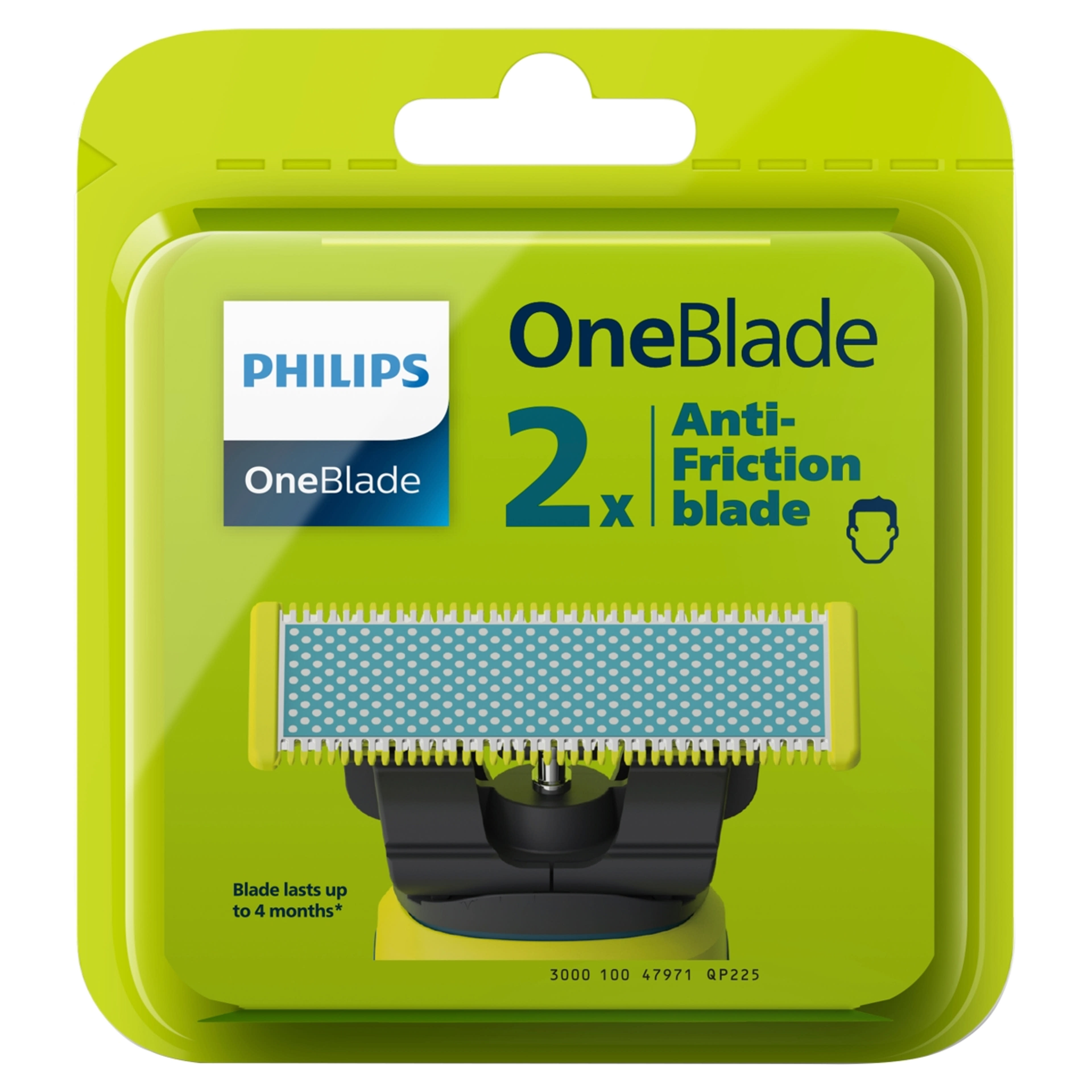 Philips OneBlade cserélhető anti-frikciós pengék - 2 db-1