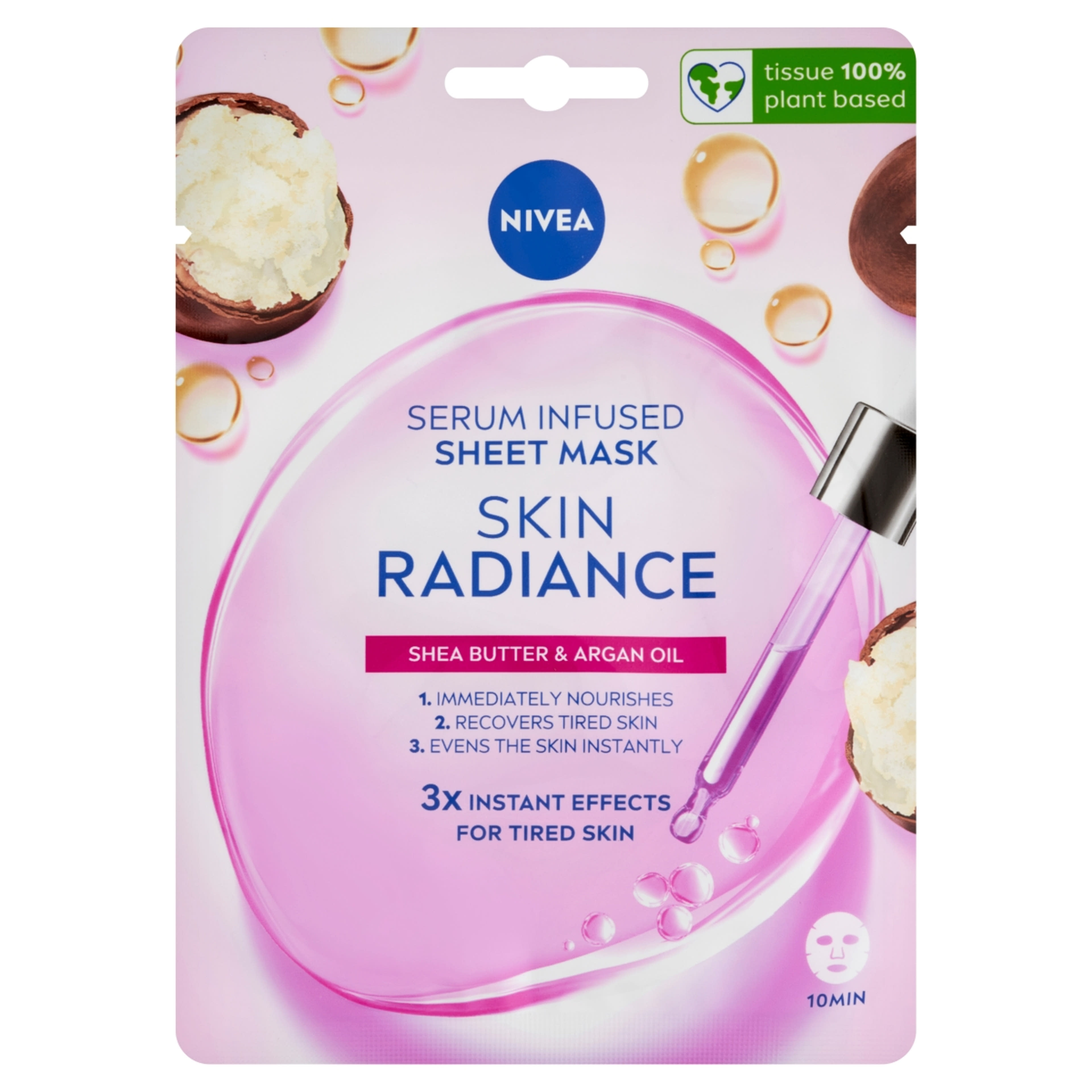 NIVEA Skin Radiance szérummal átitatott fátyolmaszk - 1 db-1