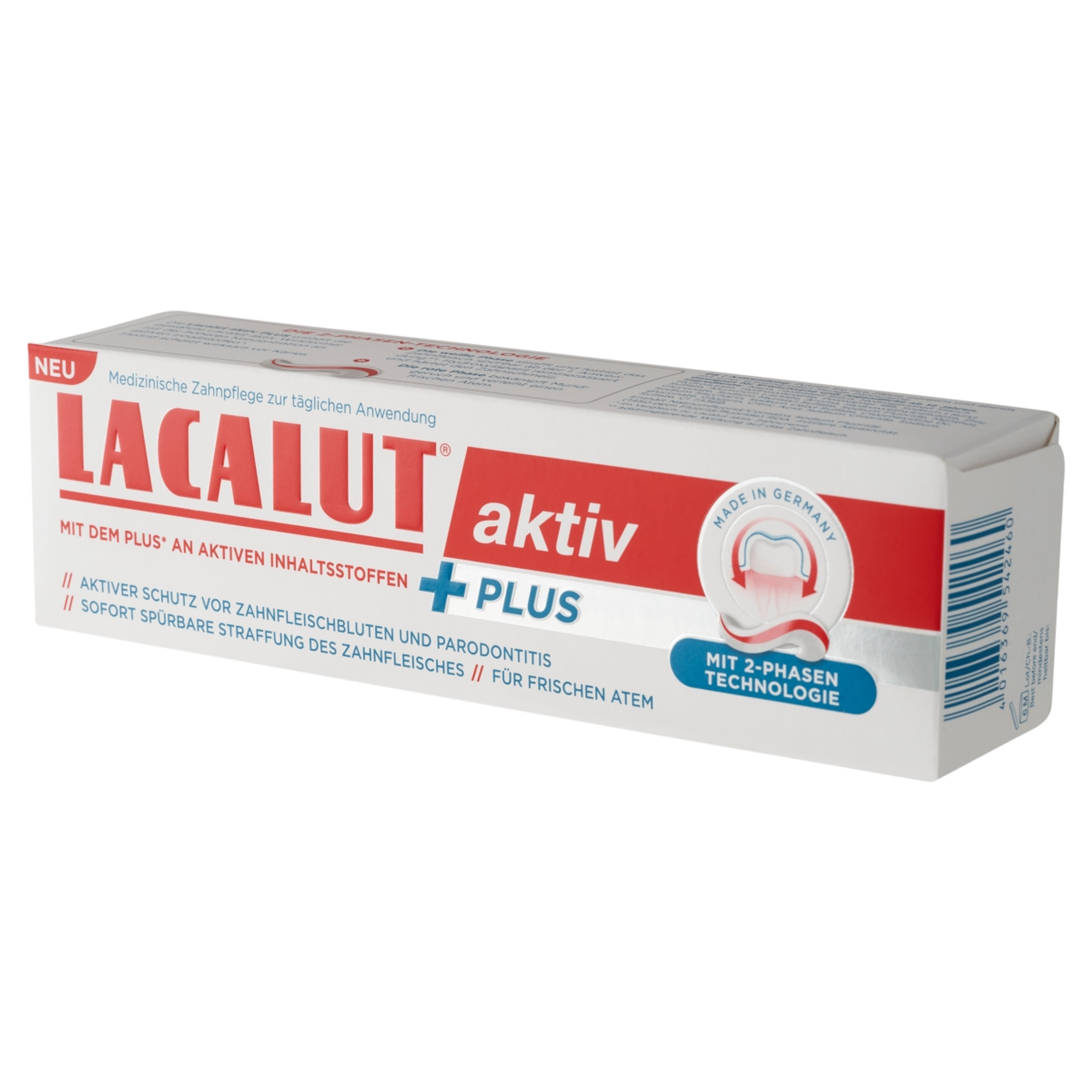 Lacalut Aktiv Plus fogkrém 75 ml-3