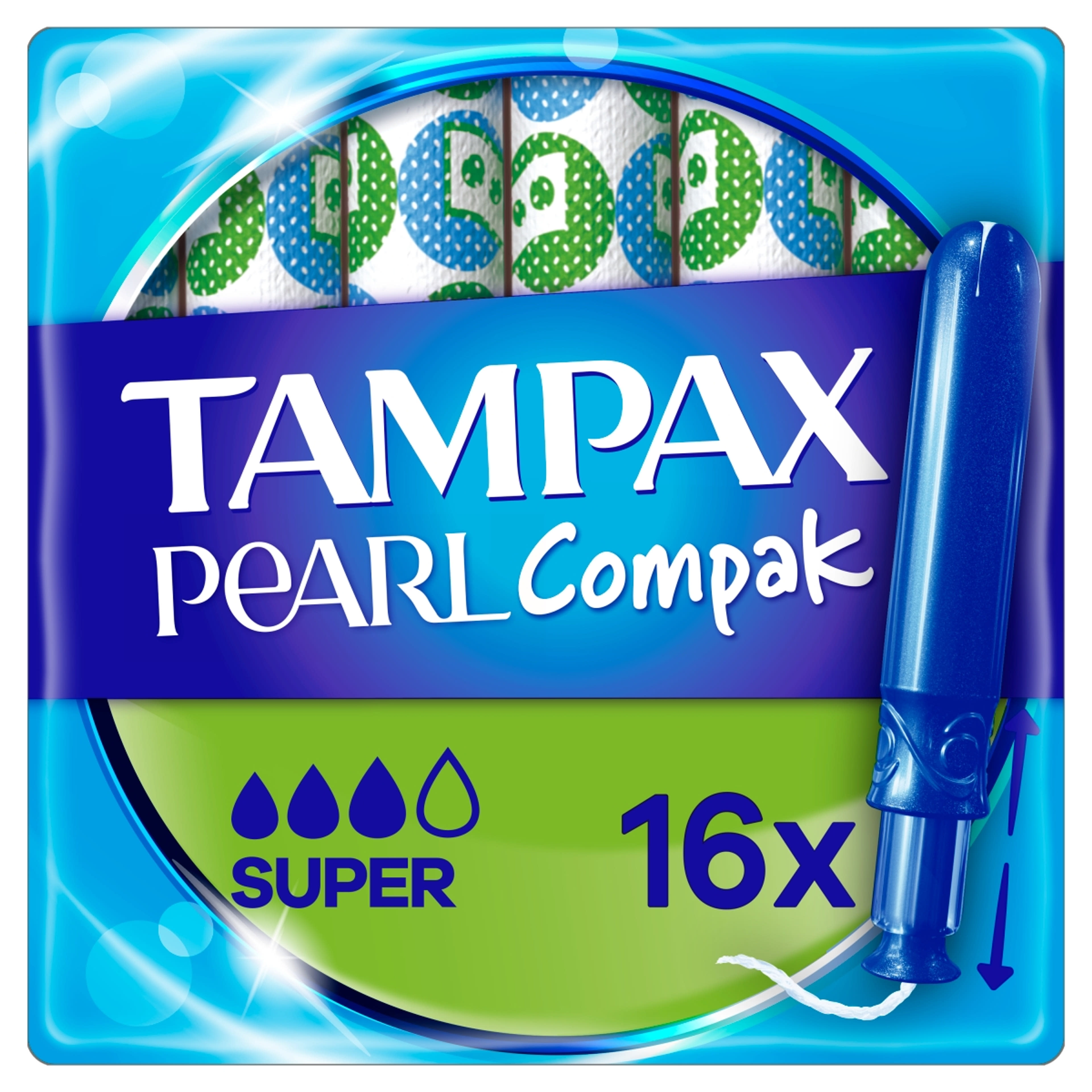 Tampax Compak Pearl Super tampon - 16 db-9