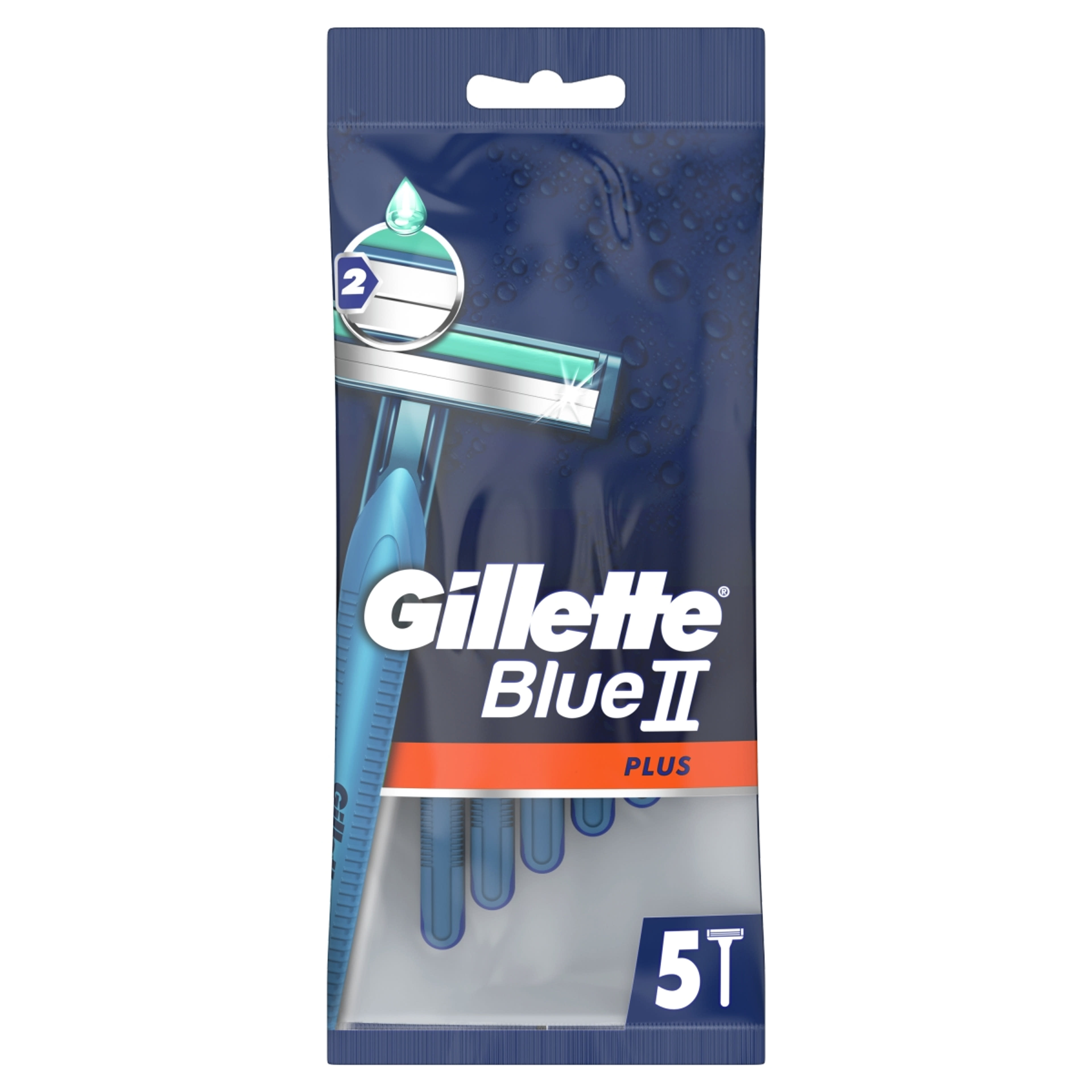 Gillette blue II plus eldobható borotva - 5 db-1