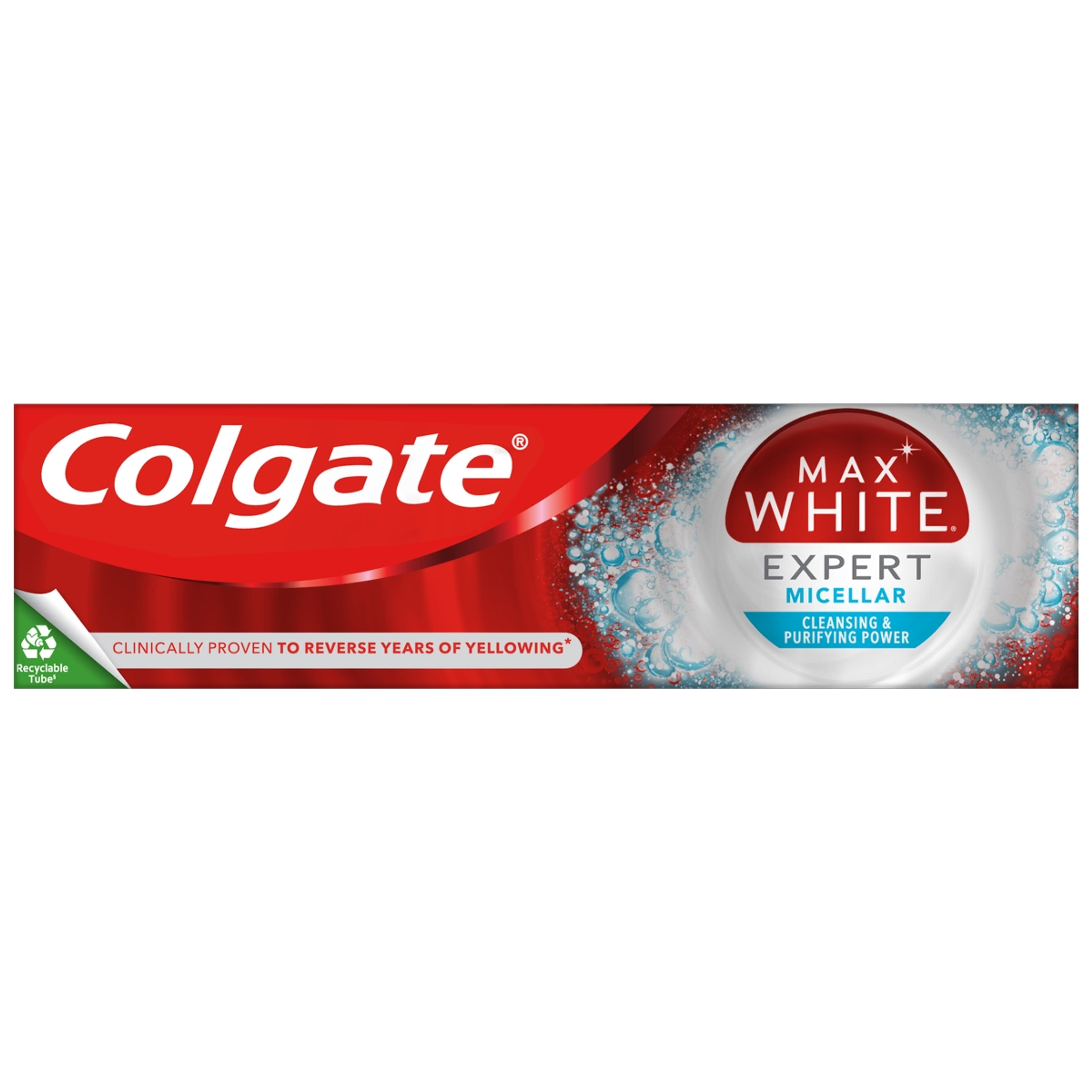 Colgate Max White Expert Micellar fogfehérítő fogkrém - 75 ml