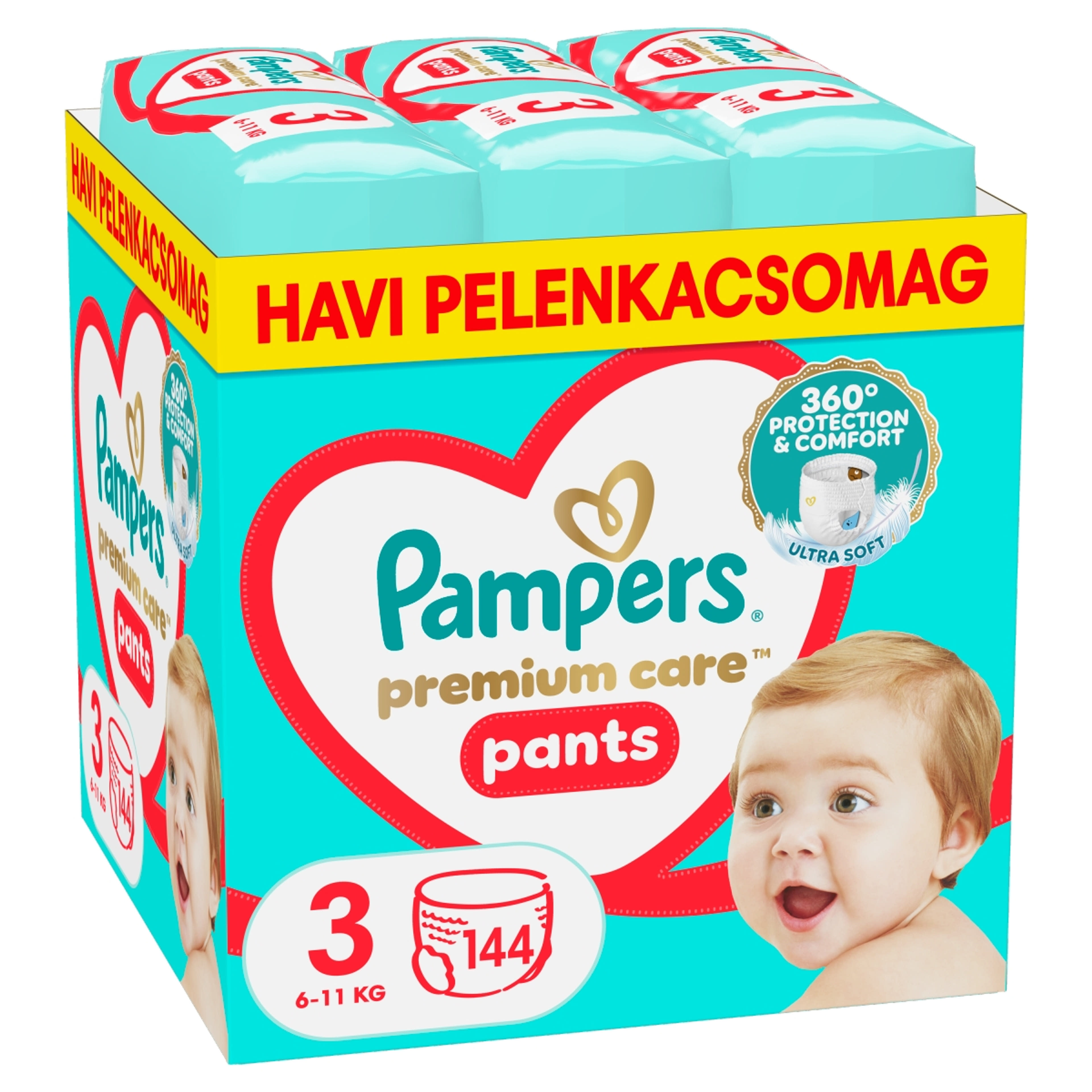 Pampers Premium Care bugyipelenka 3-as 6-11 kg - 144 db-7