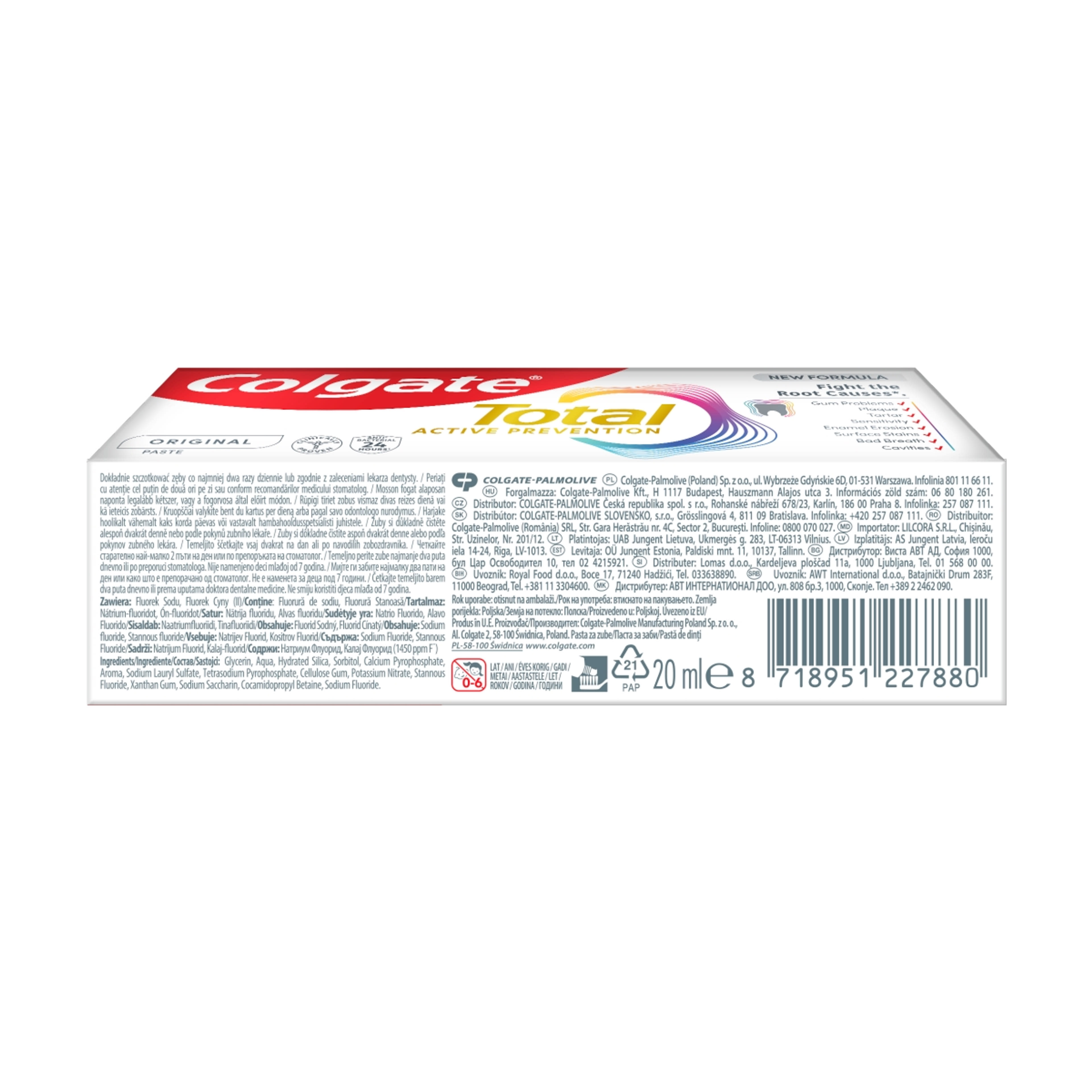 Colgate Total Original Mini fogkrém - 20 ml-3