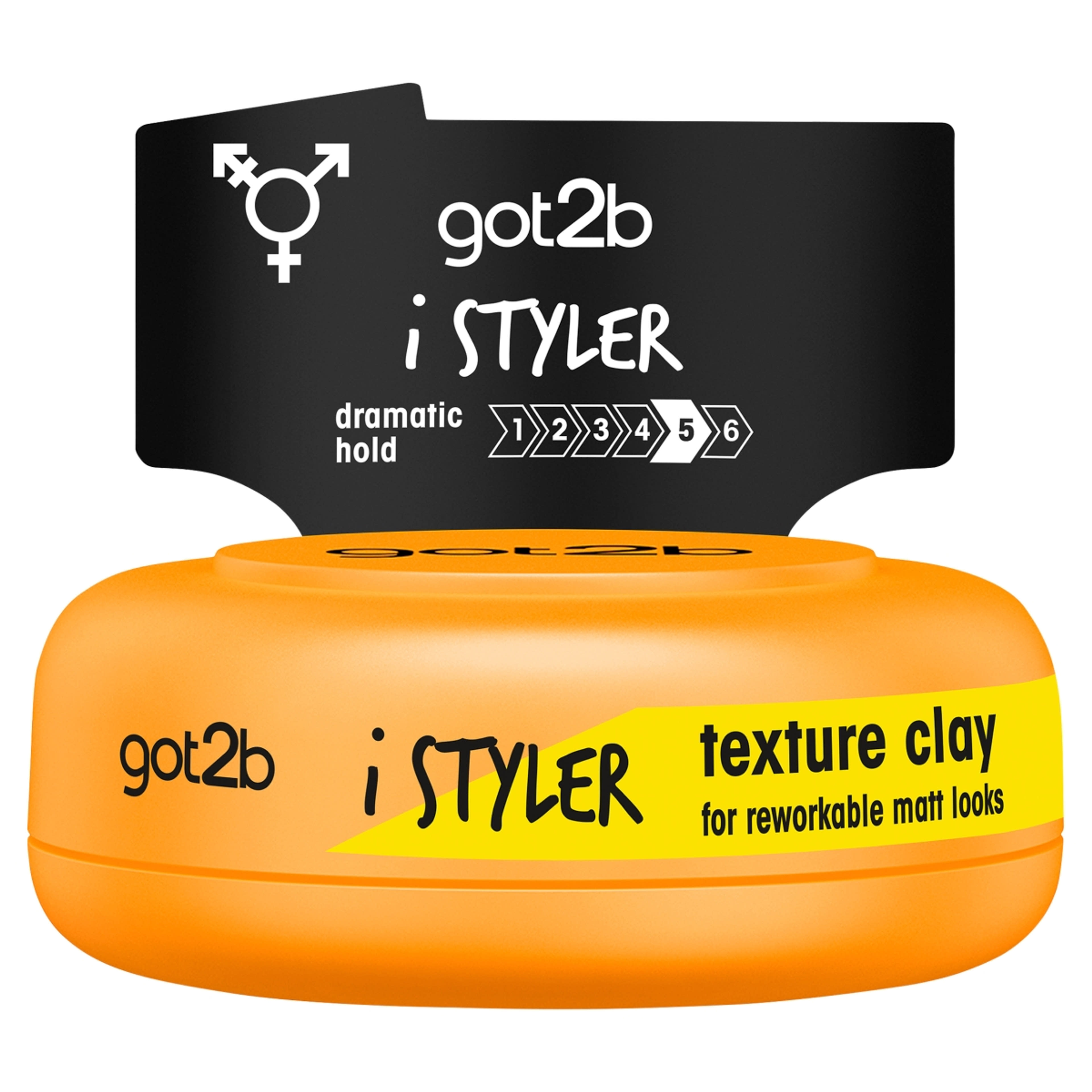Got2b iStylers Texture Clay hajformázó krém - 75 ml-1