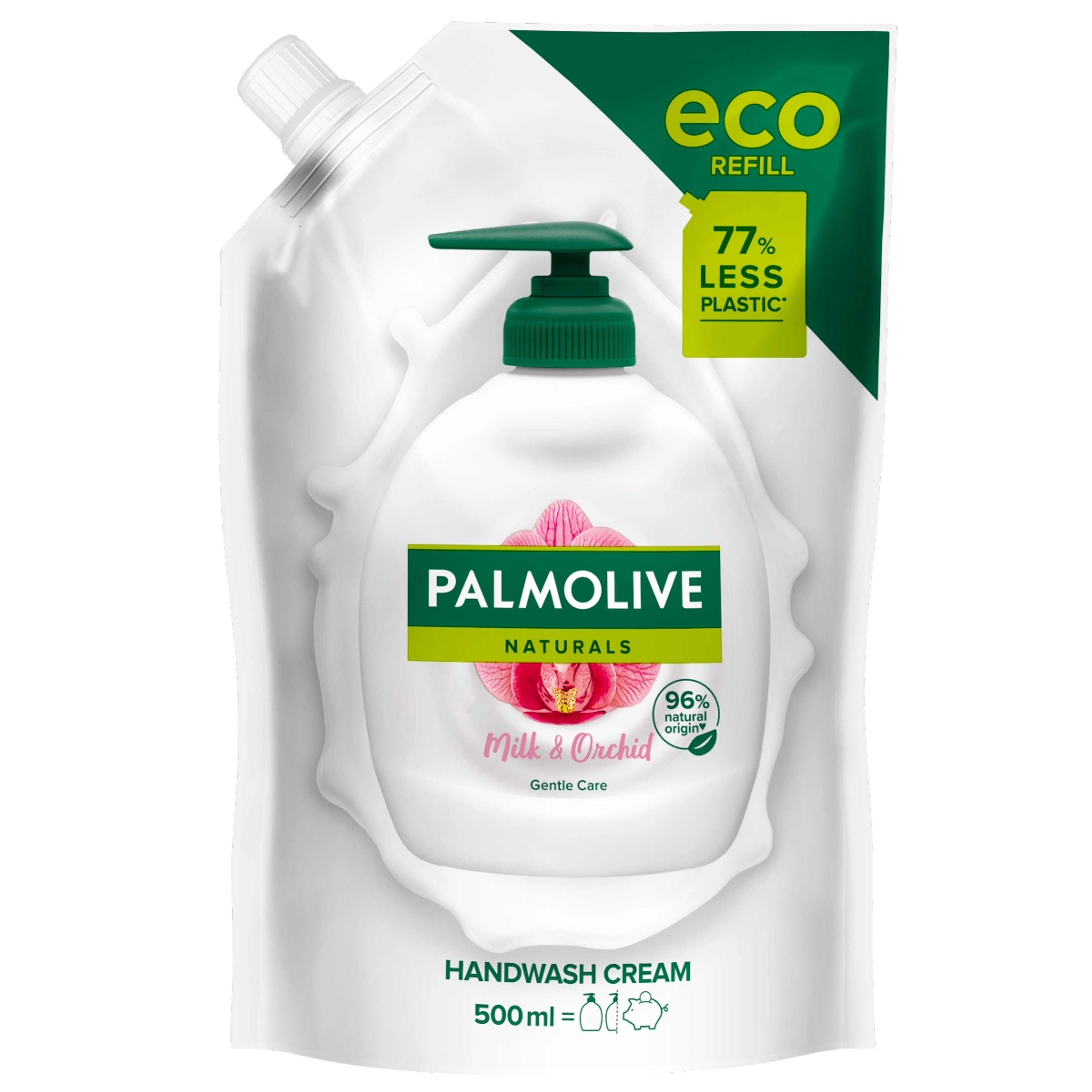Palmolive Naturals Milk & Orchid folyékony szappan utántöltő - 500 ml-1