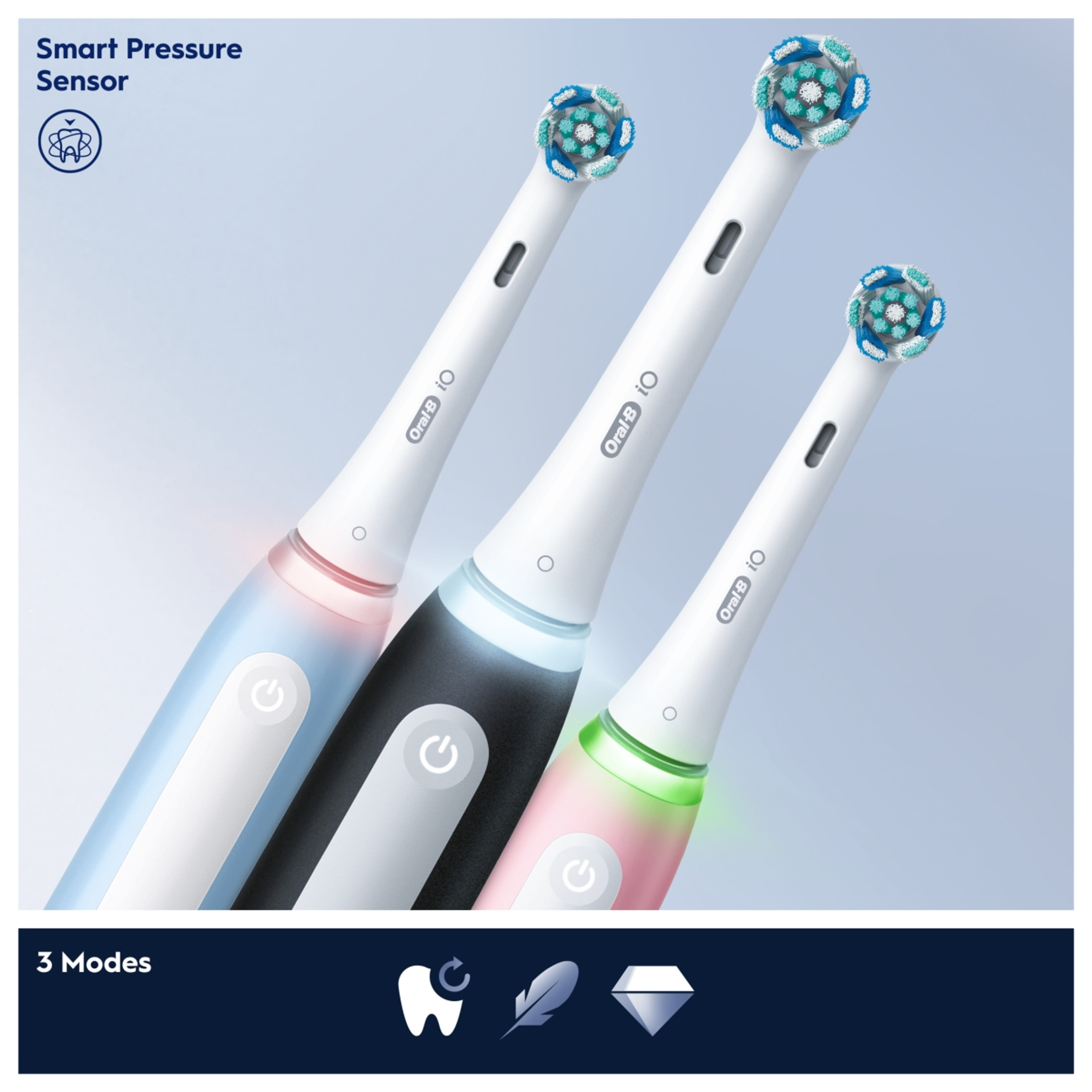 Oral-B iO 3 elektromos fogkefe /jég kék - 1 db-4