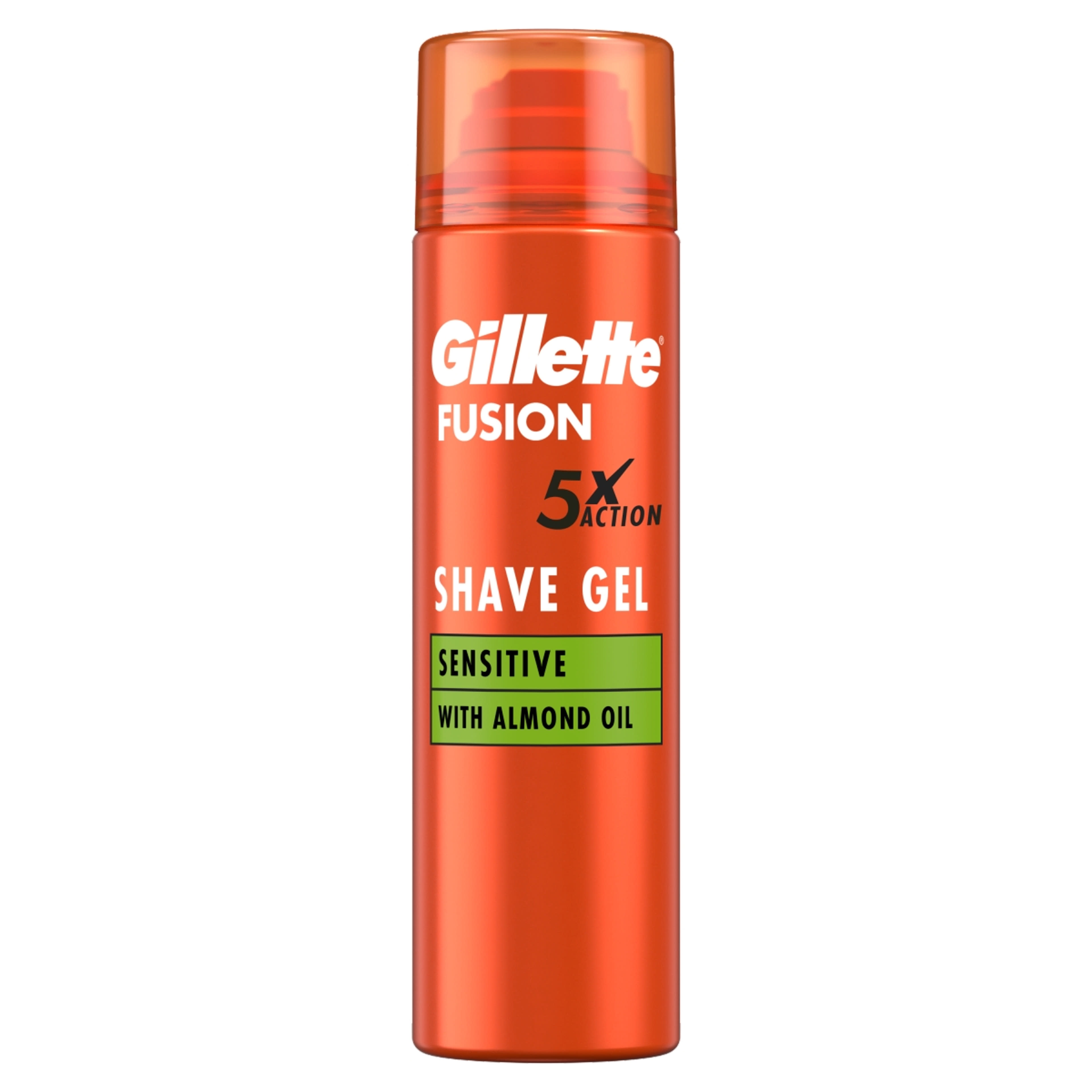 Gillette Fusion Skin Sensitive borotvazselé, mandulaolajjal - 200ml-8