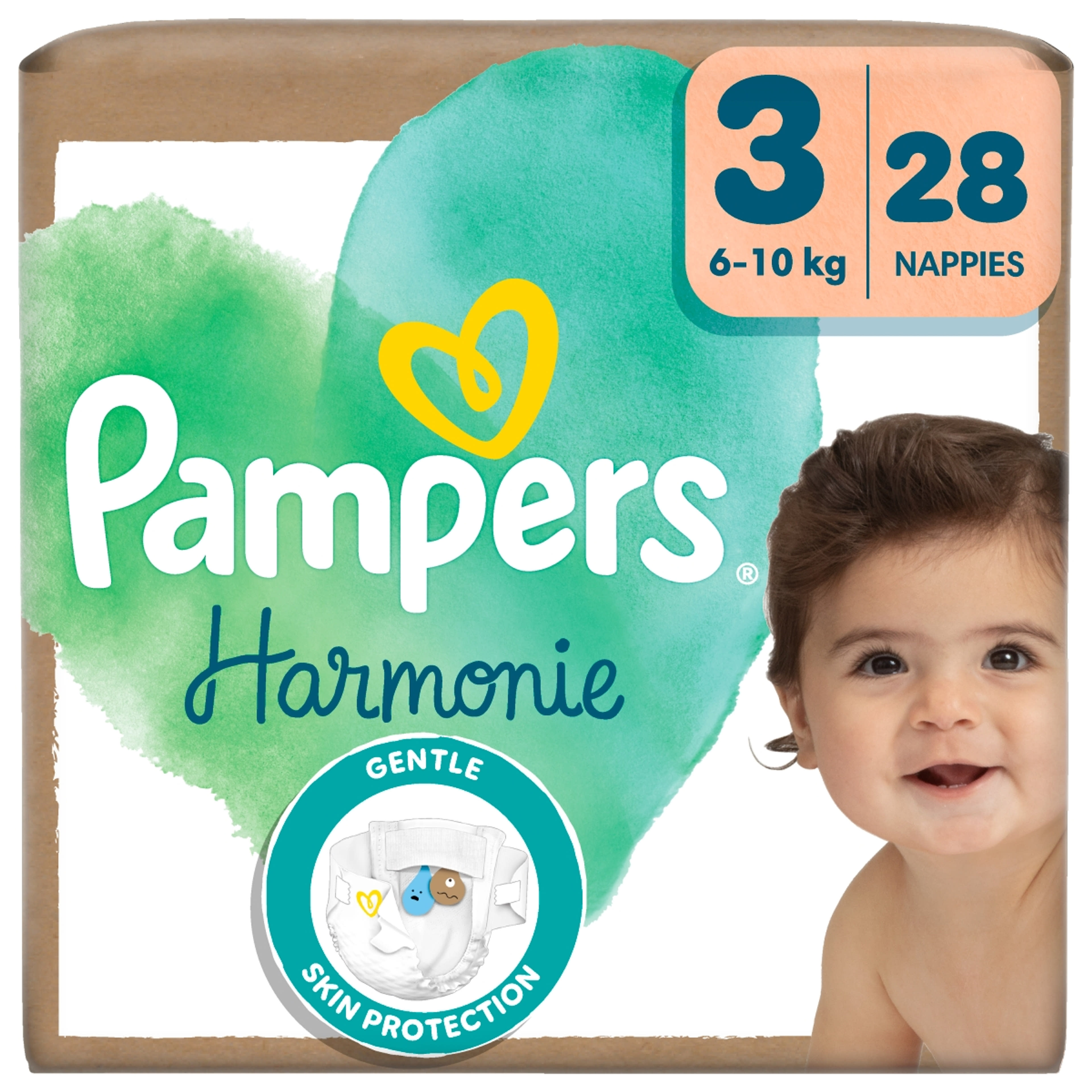 Pampers Harmonie bugyipelenka méret: 3, 6kg-10kg - 28 db-9