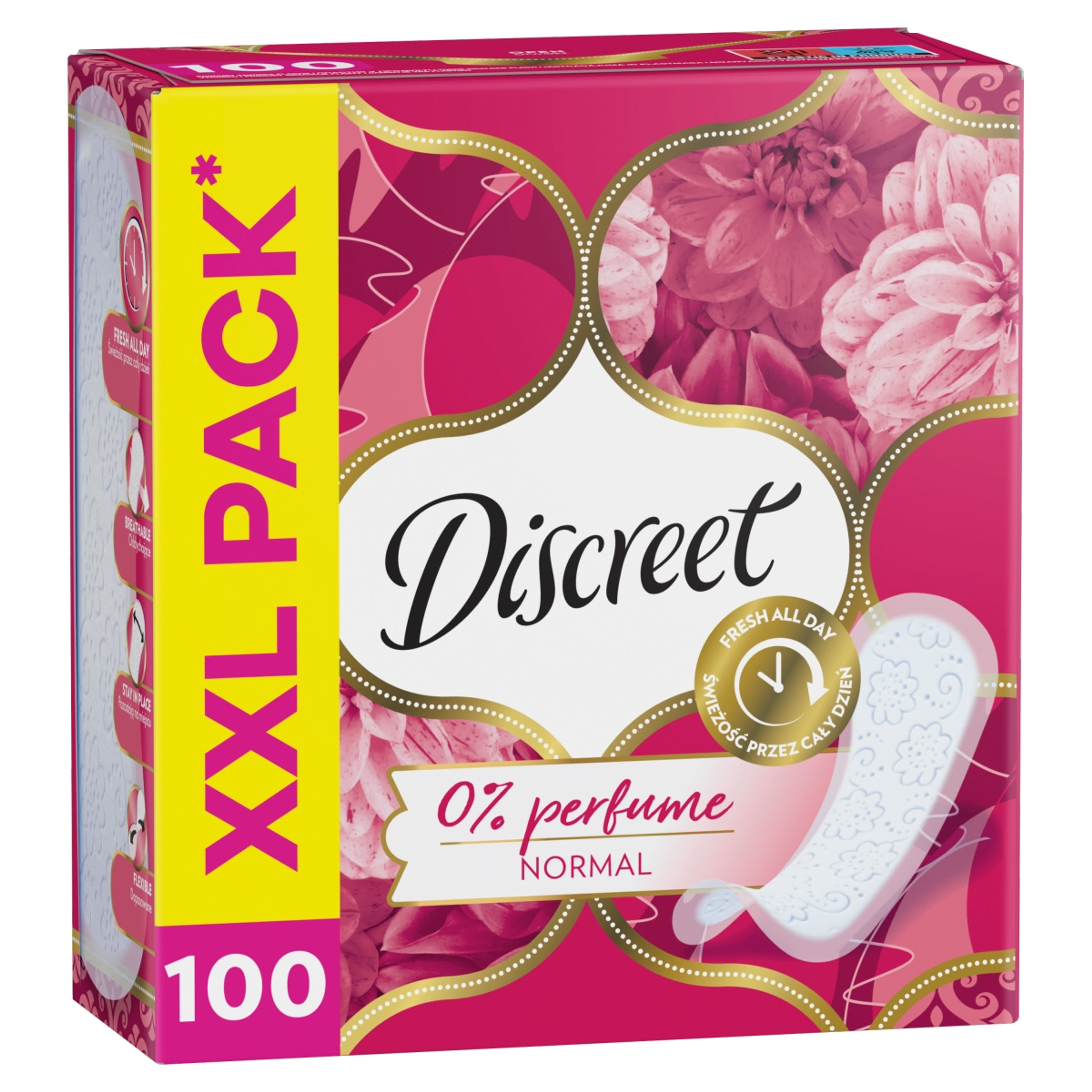 Discreet  illatmentes tisztasági betét - 100 db-2