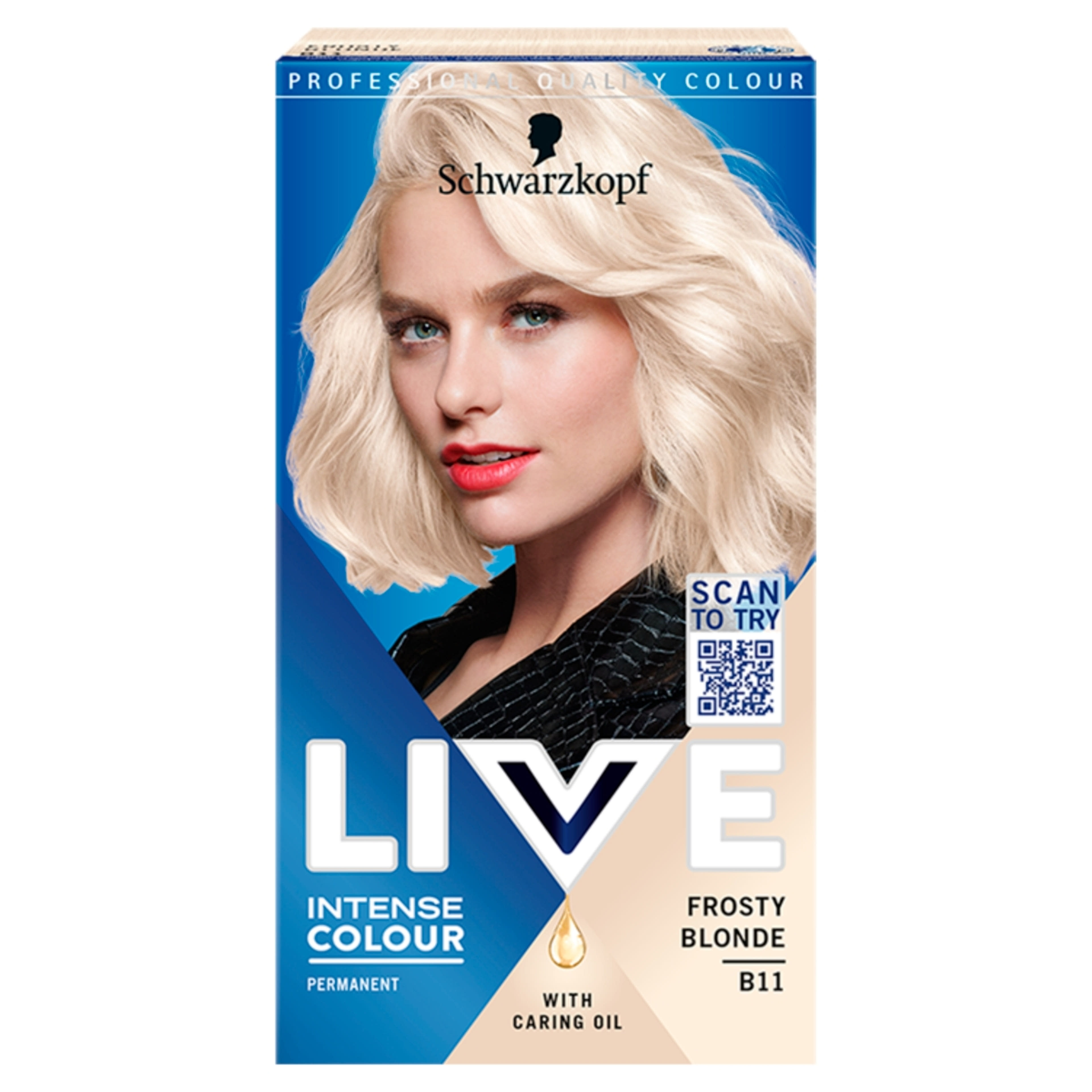 Schwarzkopf Color Live B11, fagyos szőke - 1 db