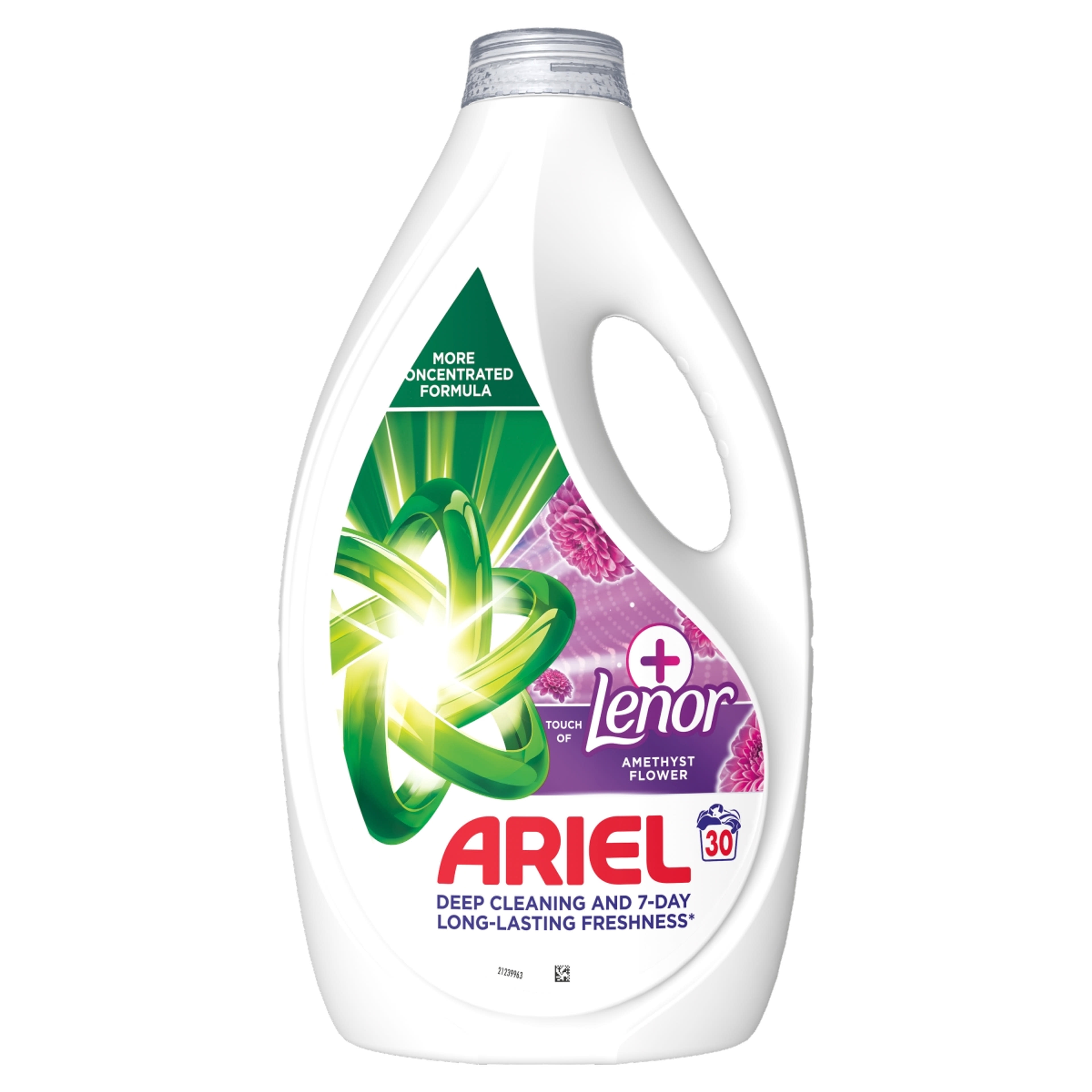 Ariel Touch Of Lenor Amethyst Flower folyékony mosószer 30 mosáshoz - 1350 ml