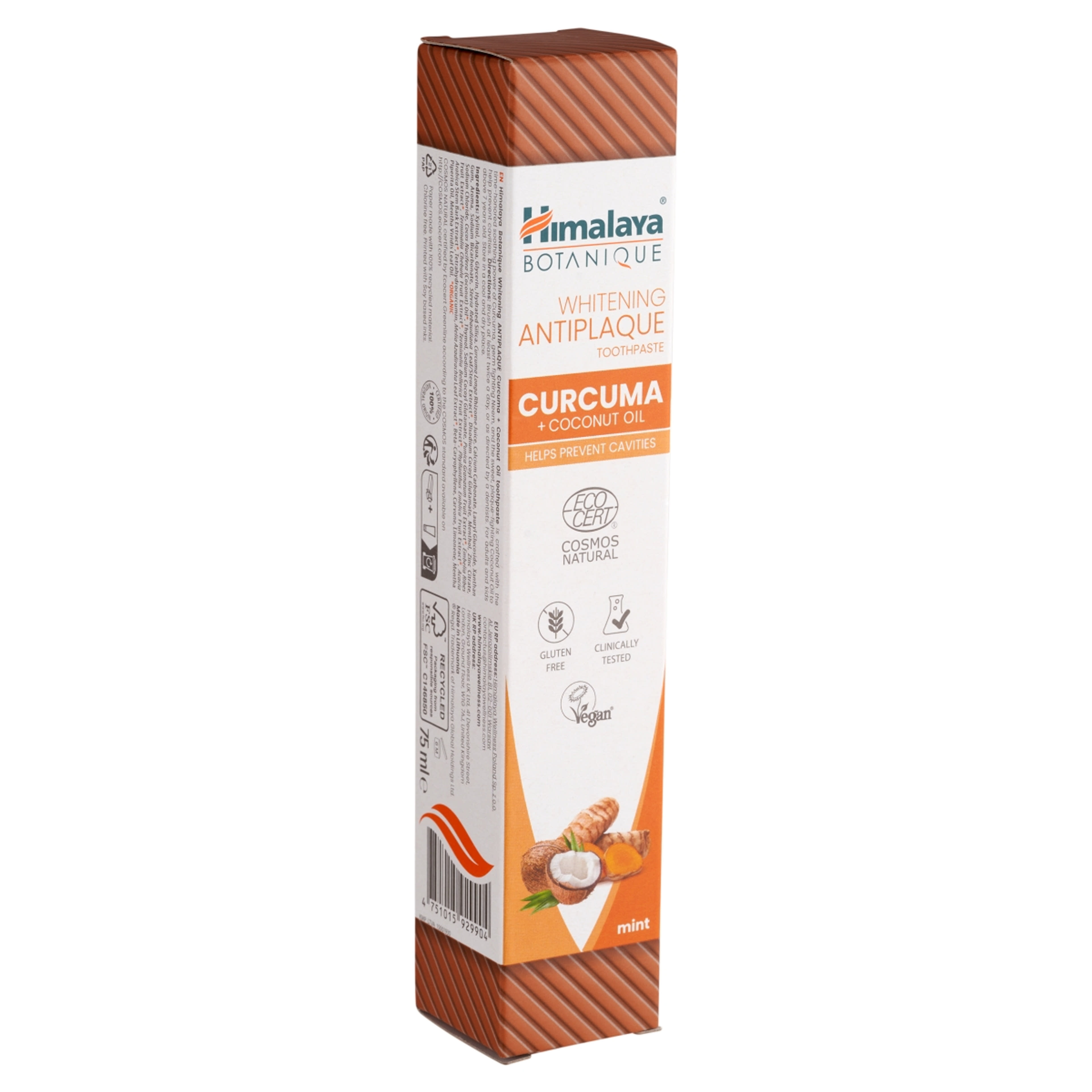 Himalaya Botanique lepedékeltávolító fogkrém kurkumával - 75 ml-2