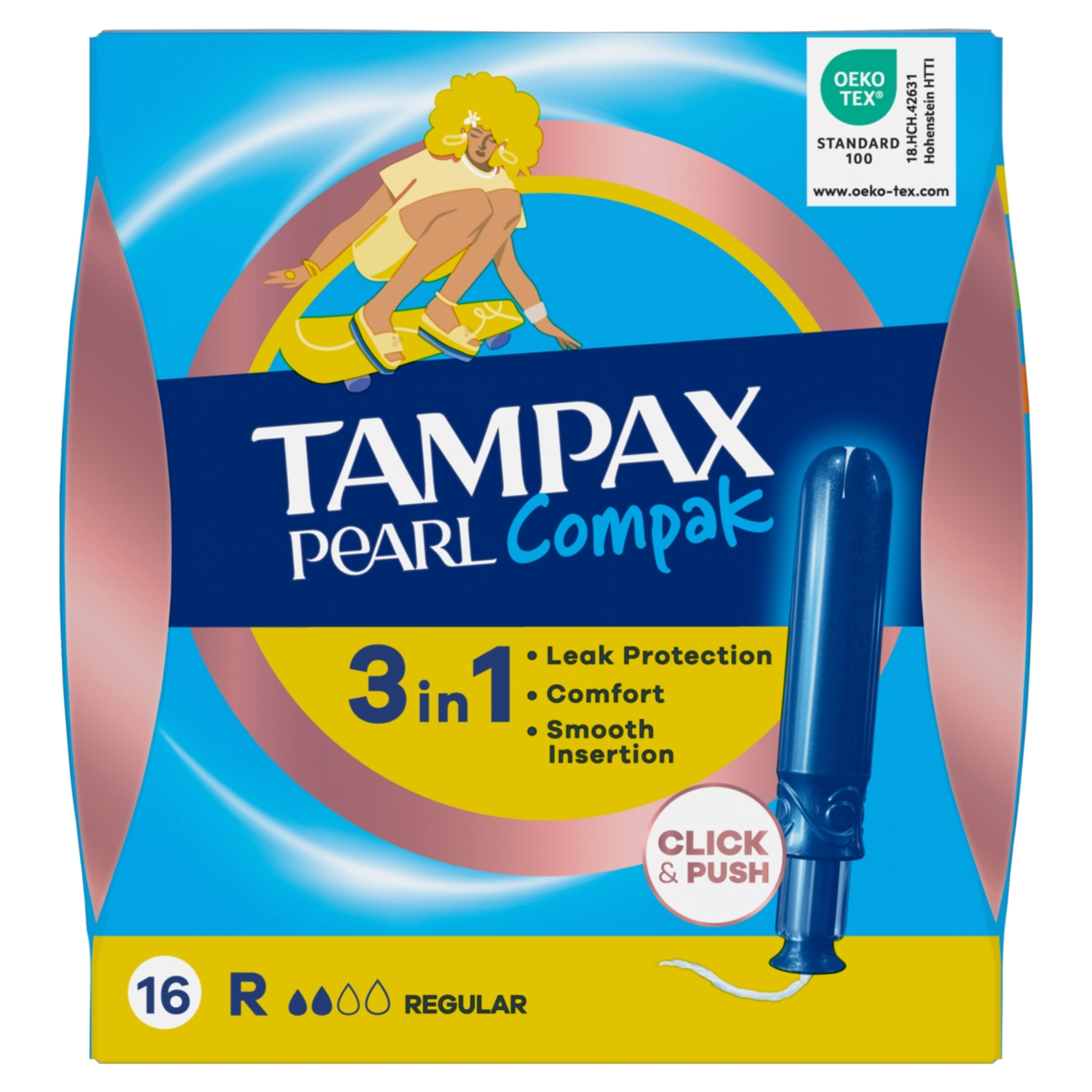 Tampax Compak Pearl Regular tampon - 16 db