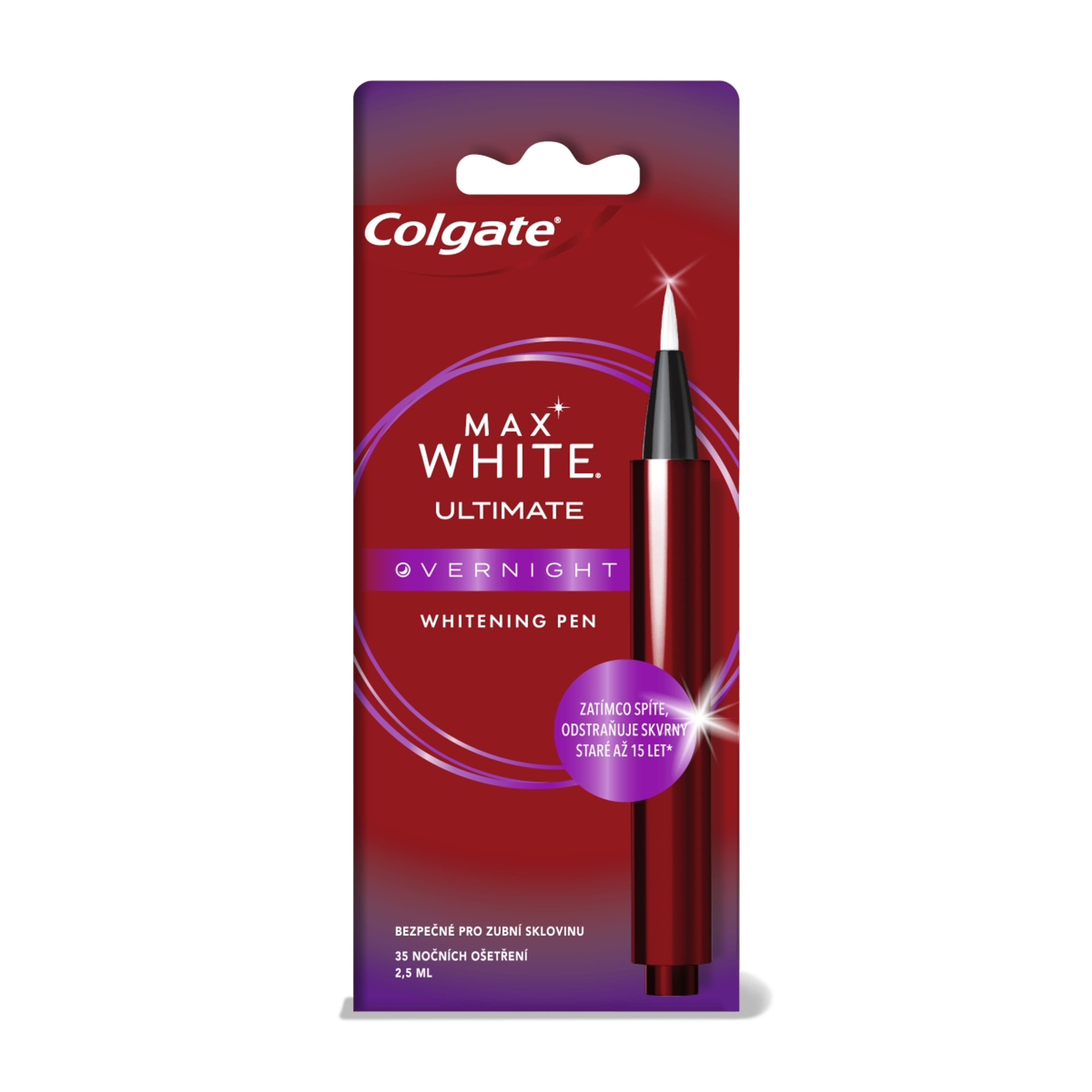 Colgate Max White Ultimate éjszakai fogfehérítő toll - 2,5 ml