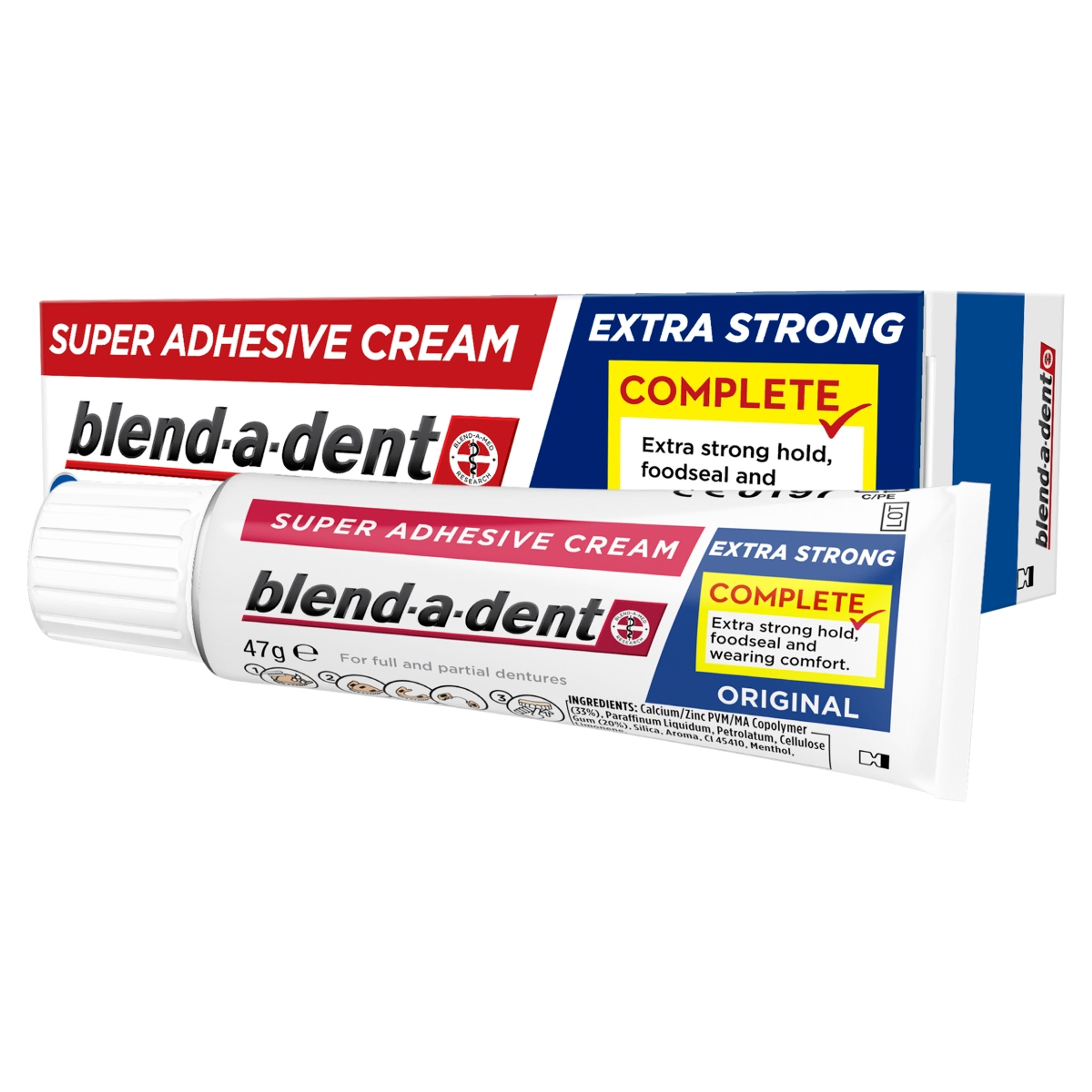 Blend-a-Dent Complete Original mufogsorragasztó - 47 g-8
