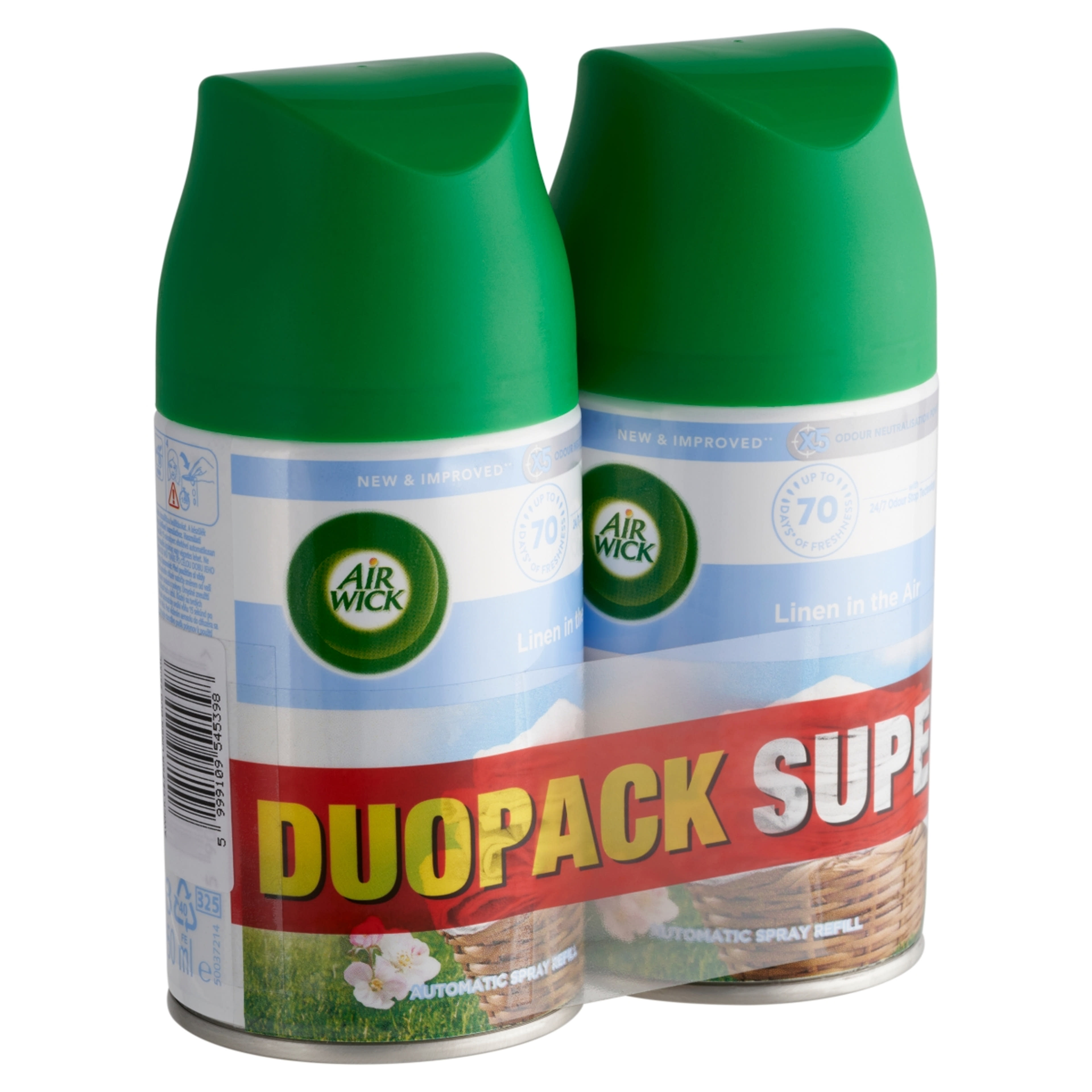 Air Wick Active Fresh elektormos légfrissítő utántöltő frissen mosott ruha illattal - 38 ml-2