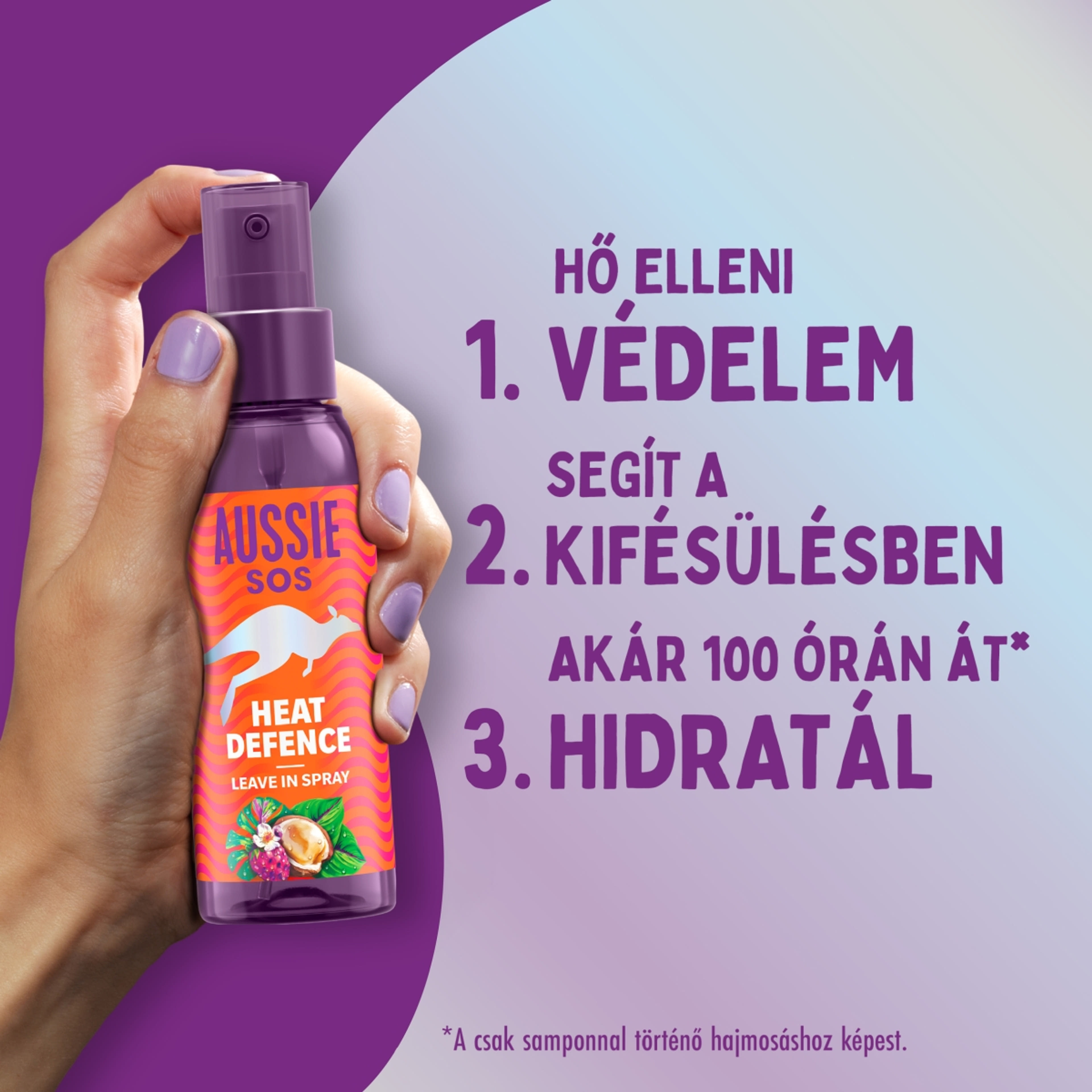 Aussie SOS Heat Protection hajápoló -100 ml-3