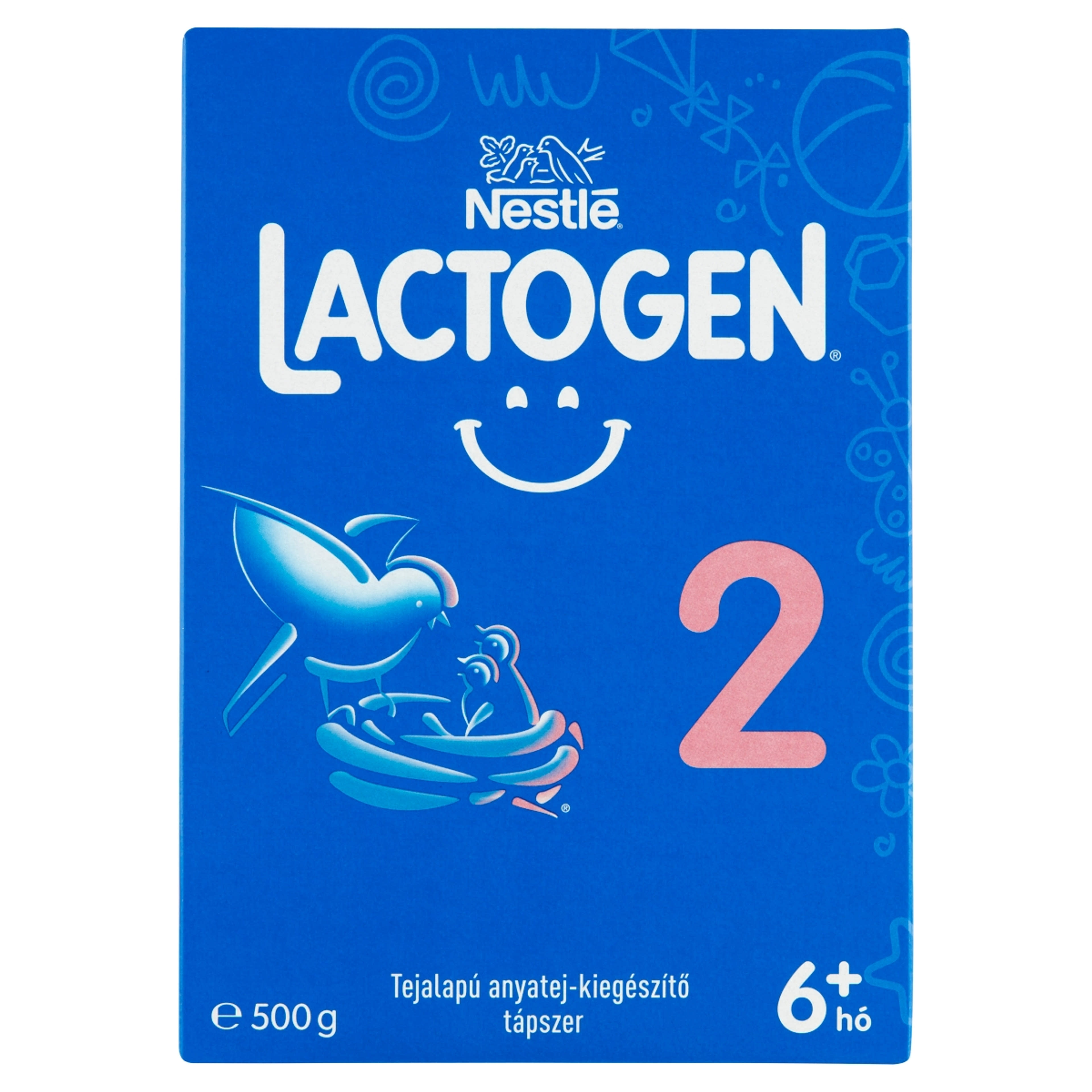Nestlé Lactogen 2 tejalapú anyatej-kiegészítő tápszer 6+ hónapos kortól - 500 g