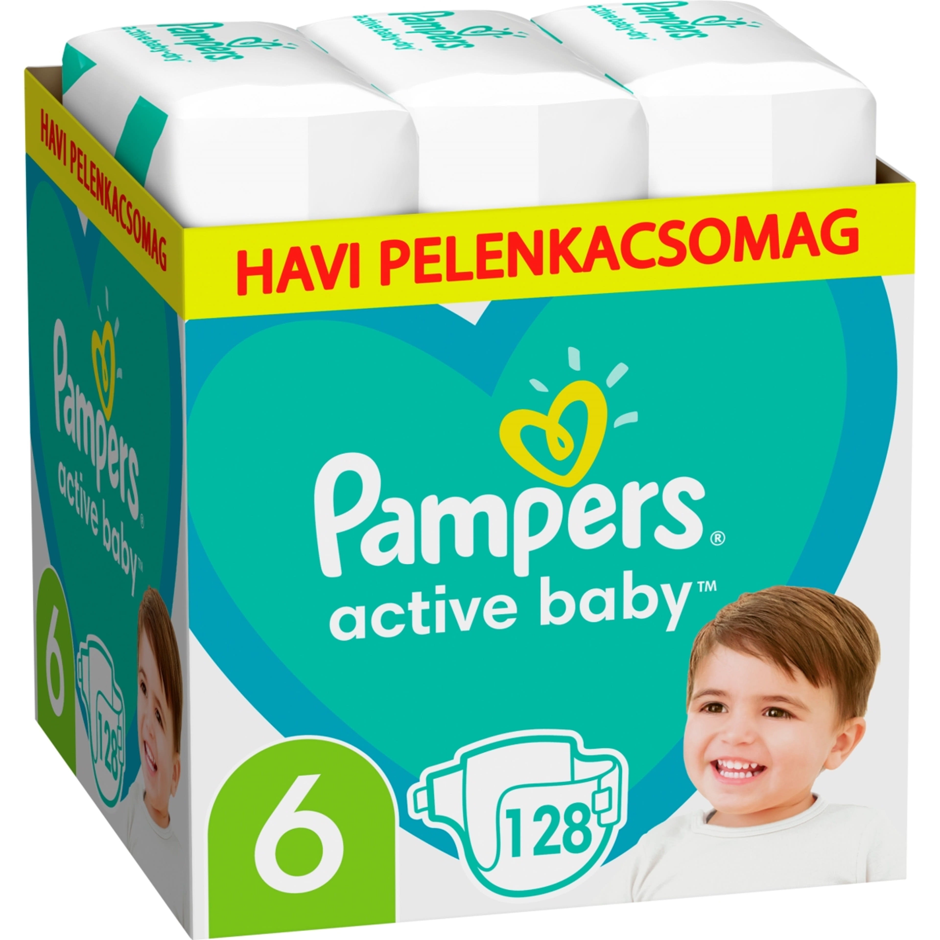 Pampers Active baby Monthly Pack 6 13-18 kg - 128 db-1