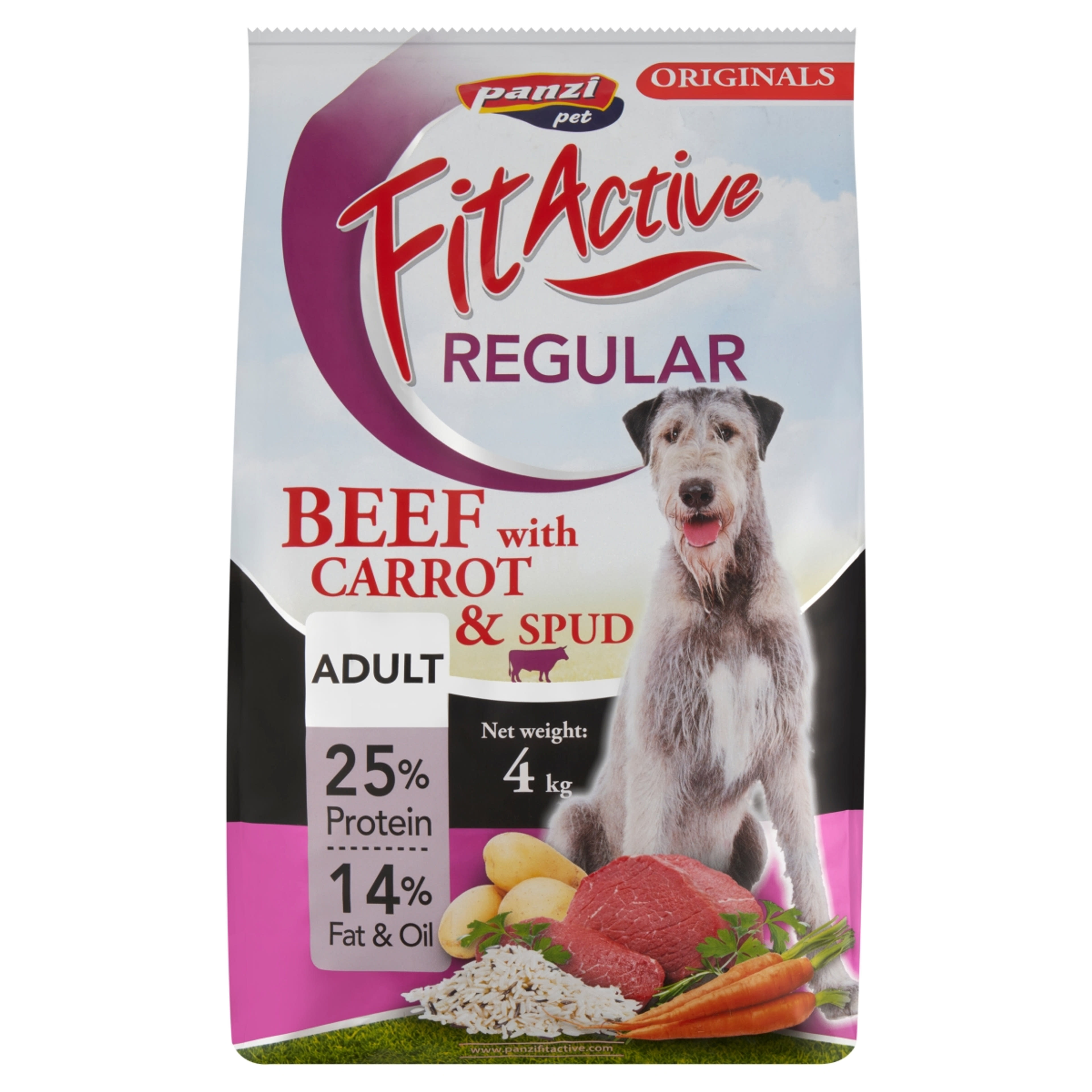 FitActive Originals Regular Adult marha szárazeledel felnőtt kutyák részére - 4 kg