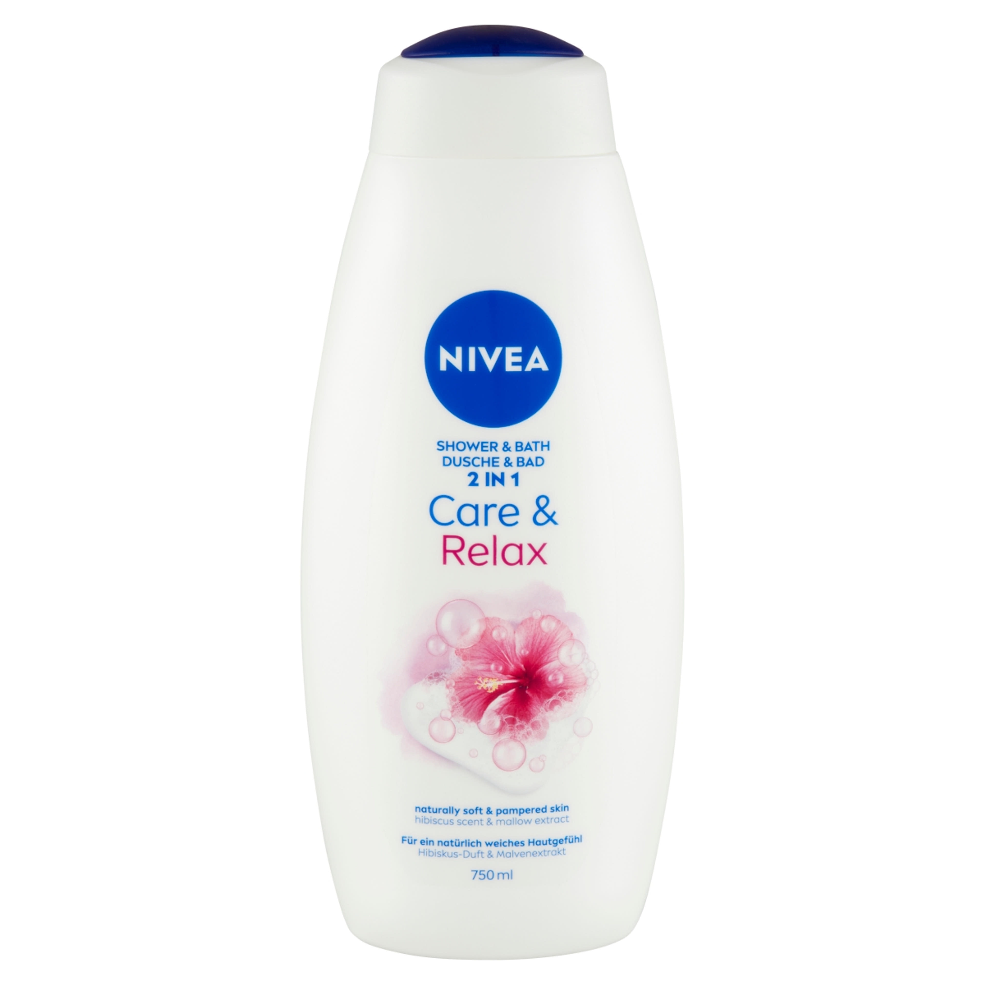 Nivea tusfürdő és habfürdő Care&relax - 750 ml-2