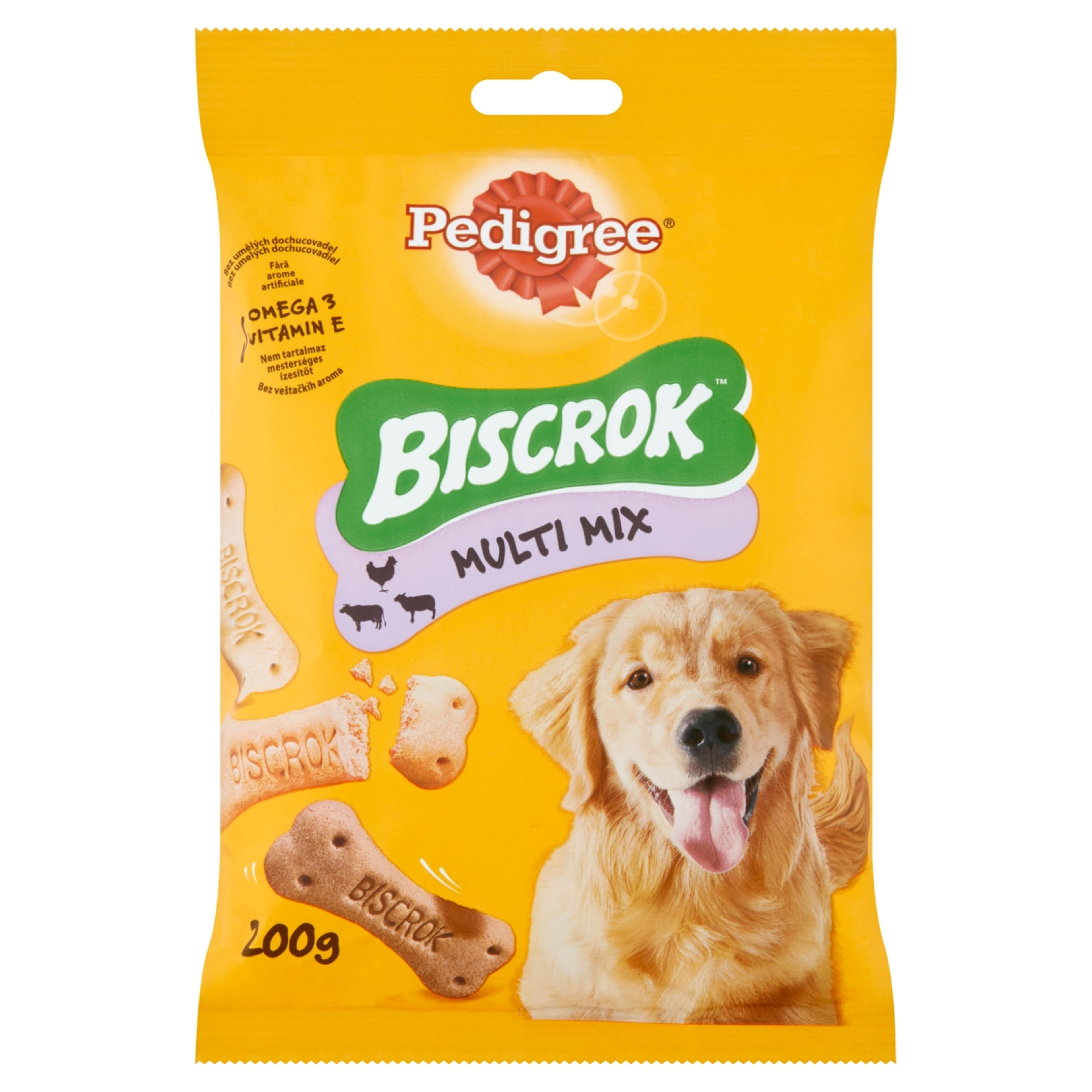 Pedigree Biscrok felnőtt kiegészítő szárazeledel kutyáknak, 3 variációban - 200 g