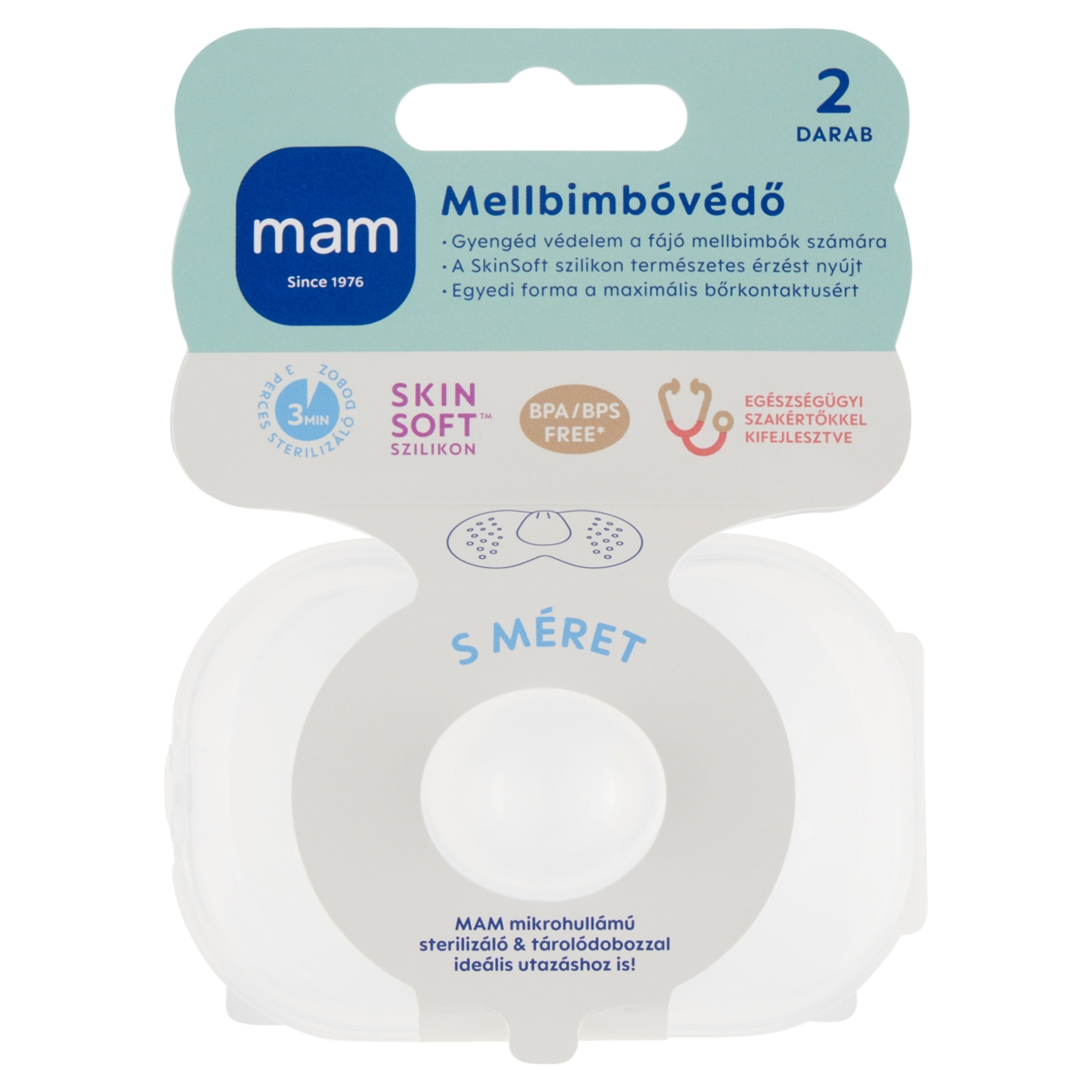 Mam Mini Szilikon Mellbimbóvédő  - 2 db-1