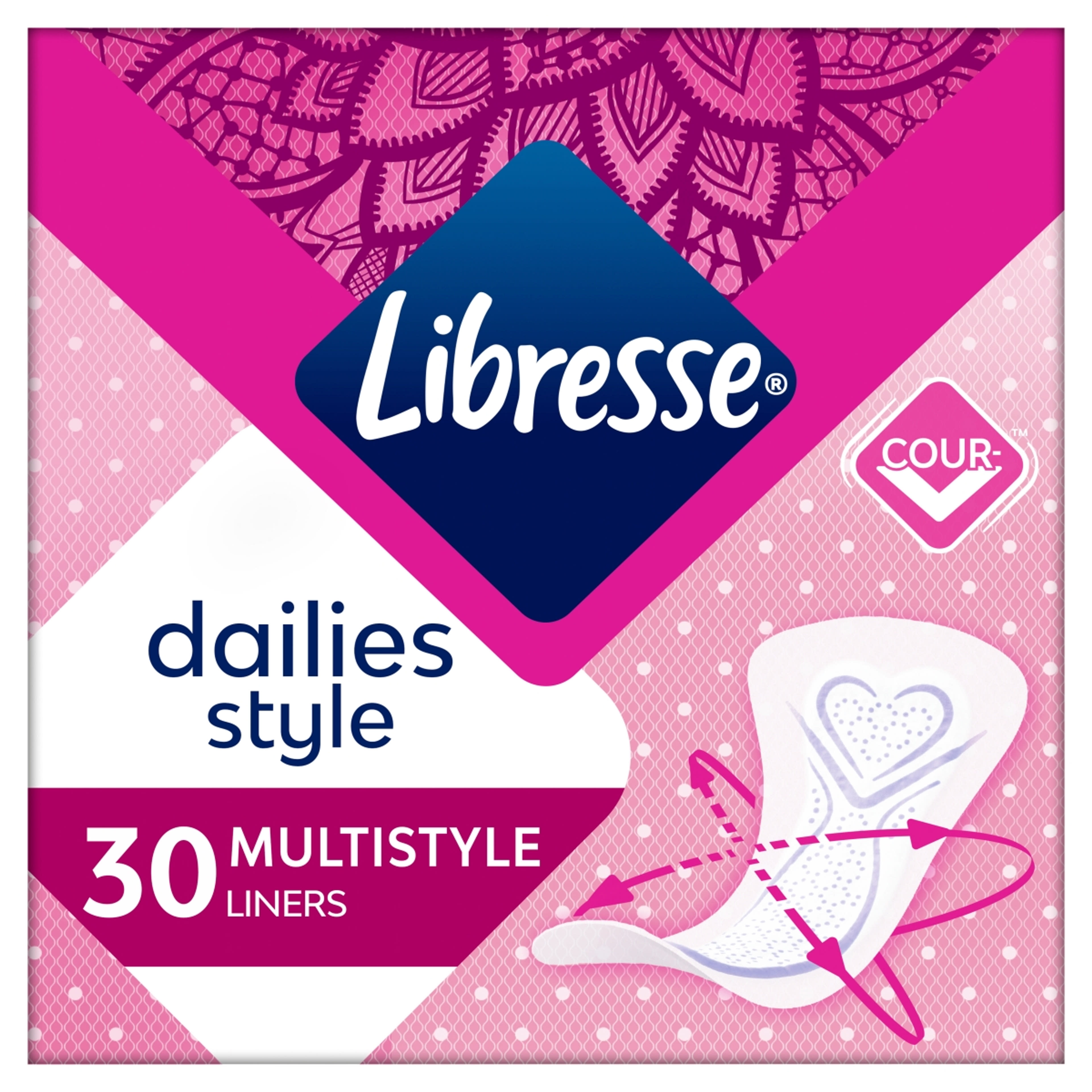 Libresse Multistyle tisztasági betét - 30 db-6