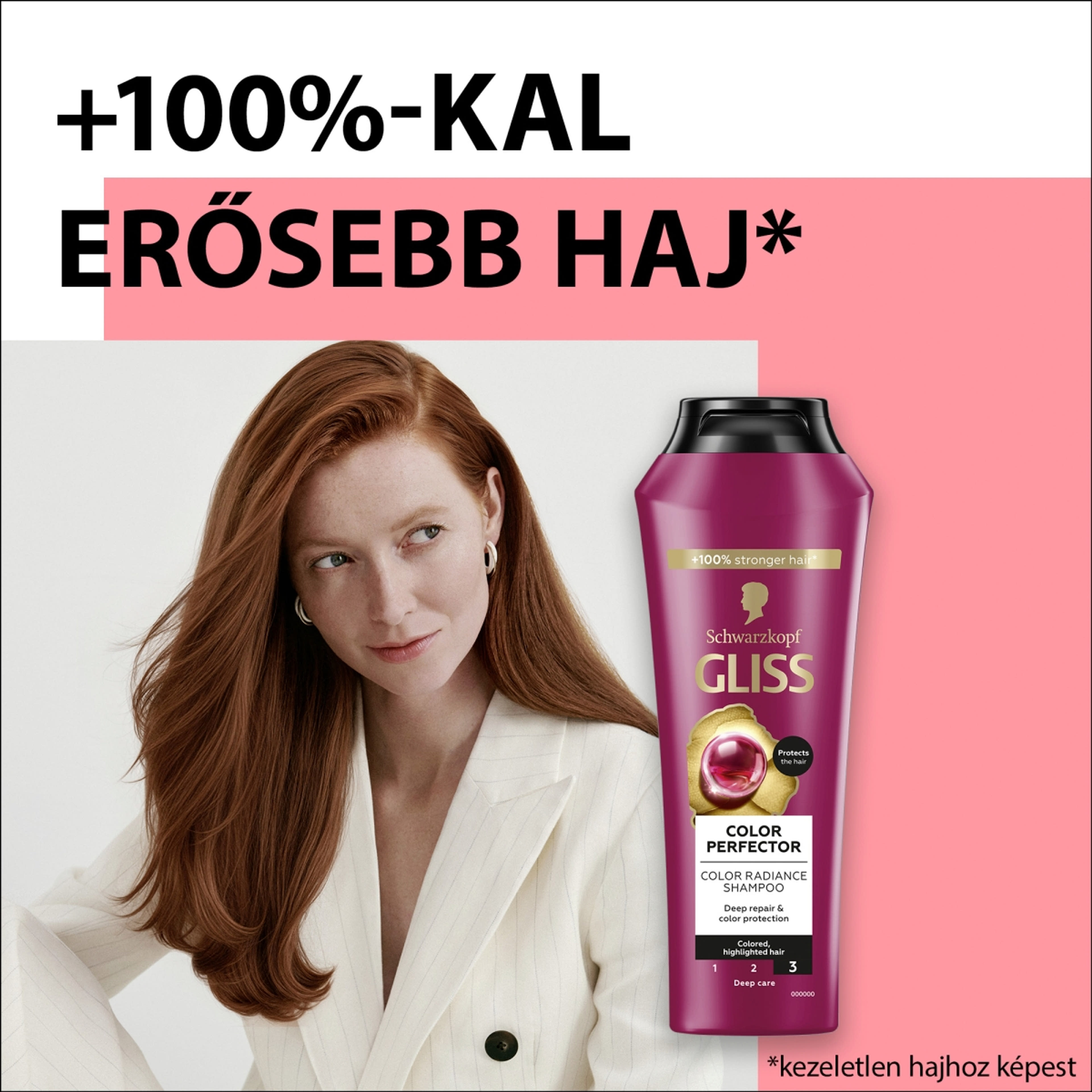 Gliss Ragyogó szín és védelem hajregeneráló sampon - 250 ml-2