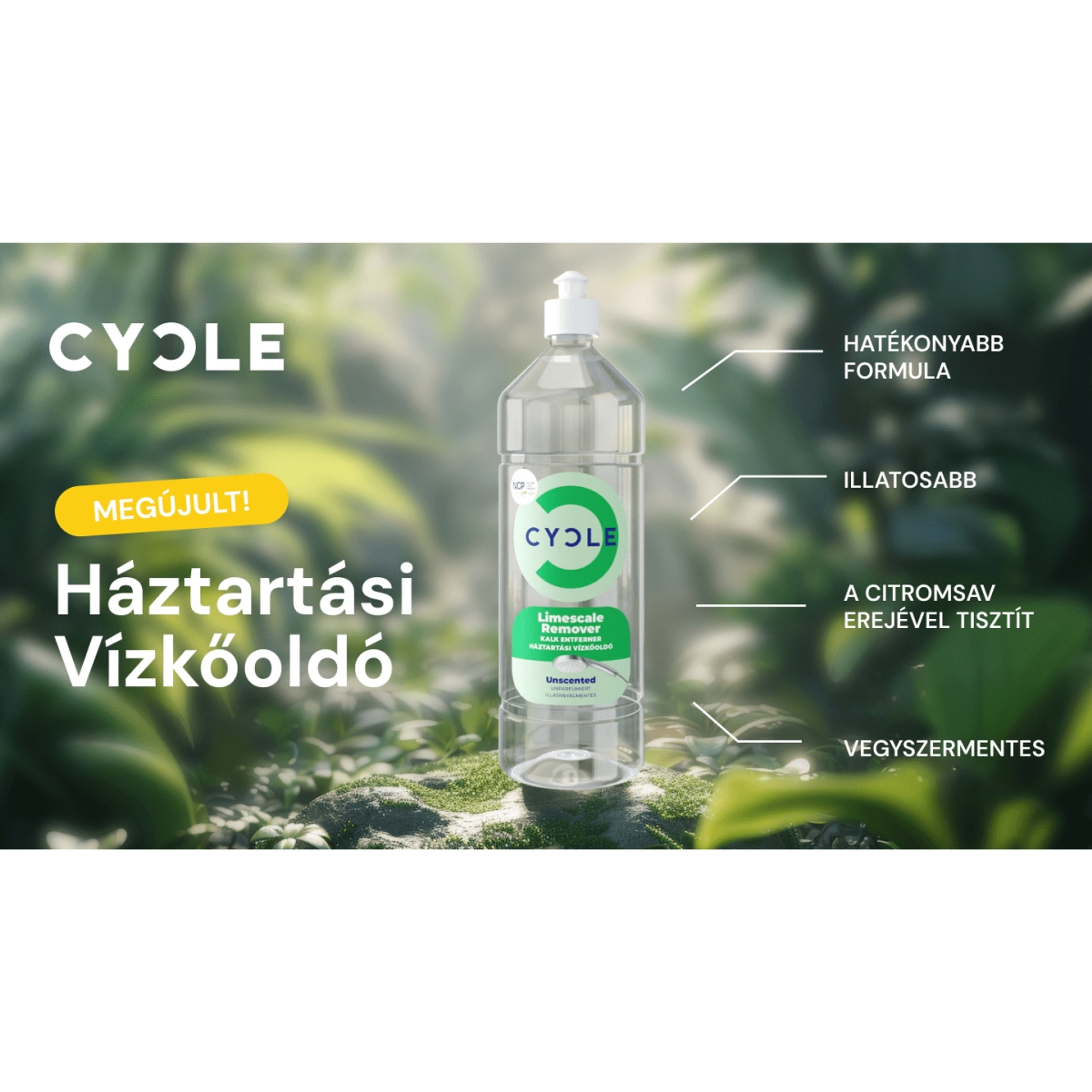 Cycle háztartási vízkőoldó - 1000 ml-4