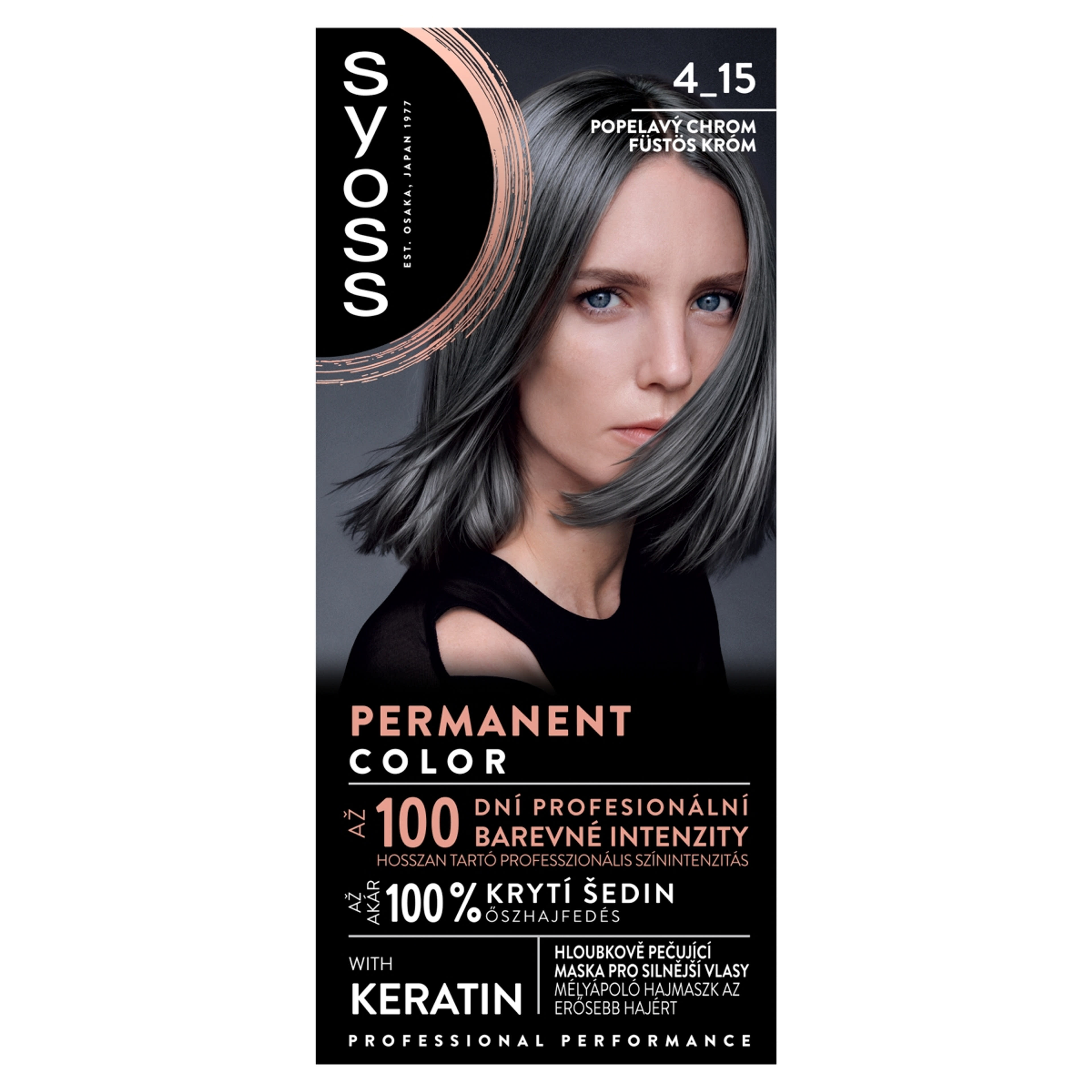 Syoss color 4-15 füstös króm - 1 db