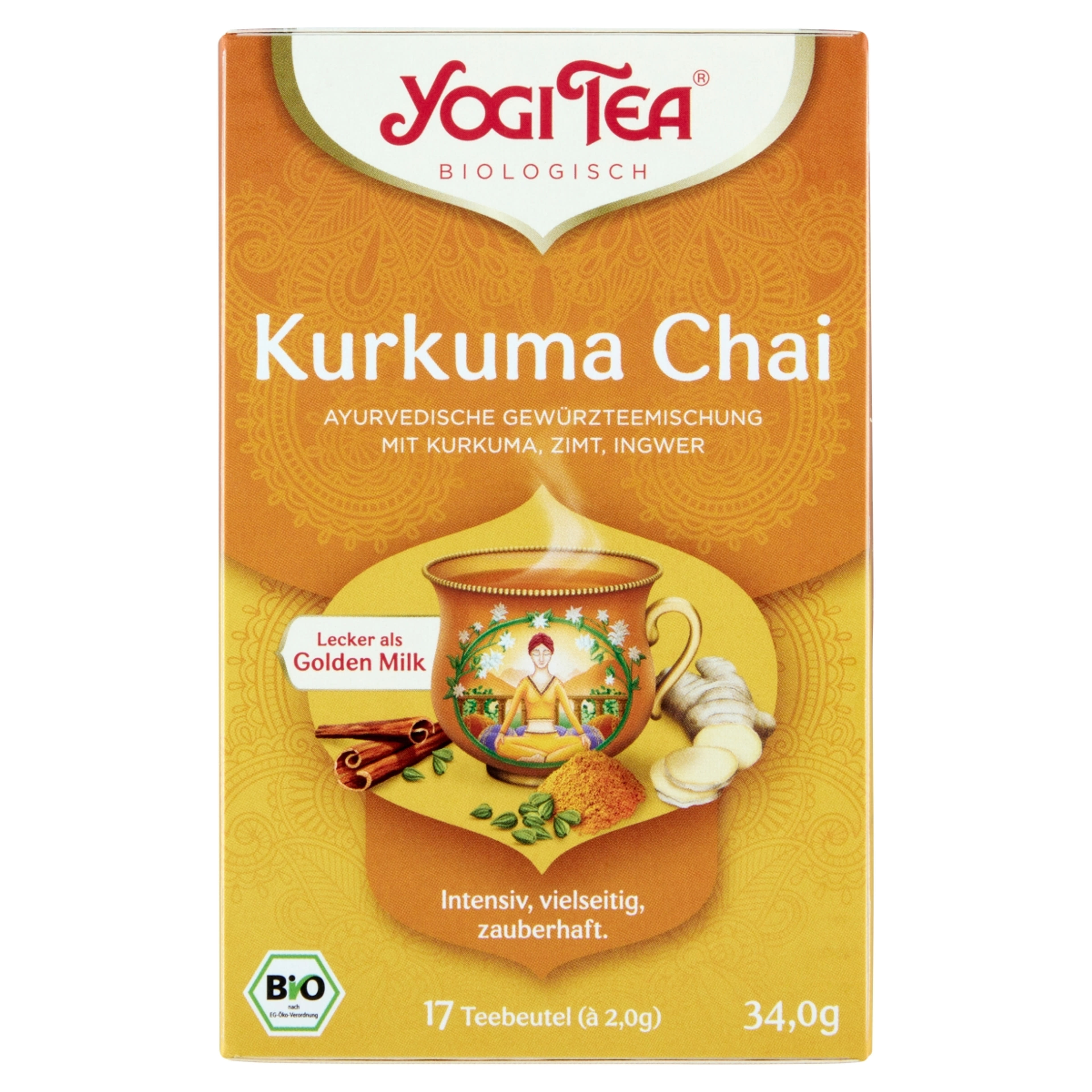 Yogi tea kurkuma chai bio tea - 34 g-1