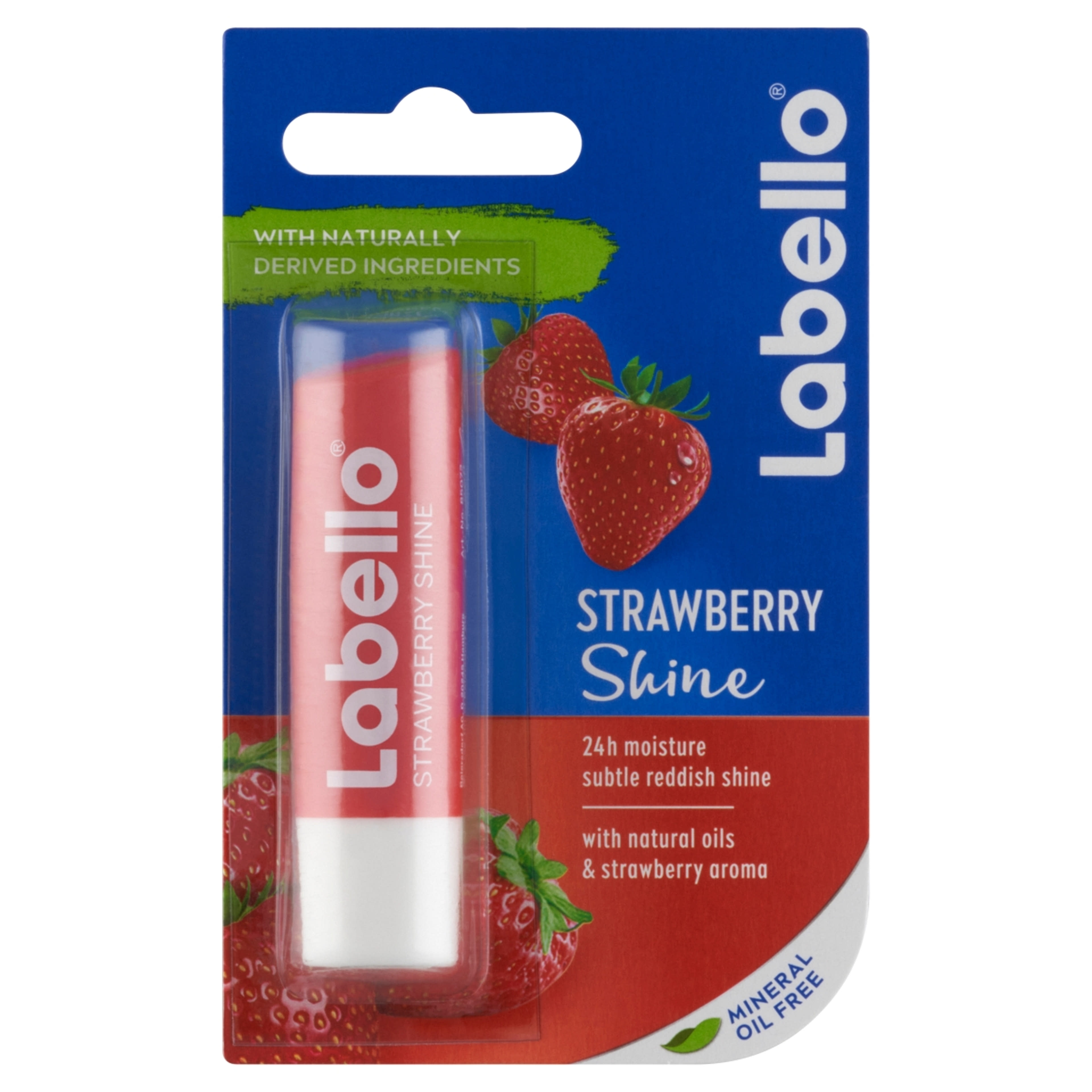 Labello Fruity Shine eper ajakápoló - 4,8 g