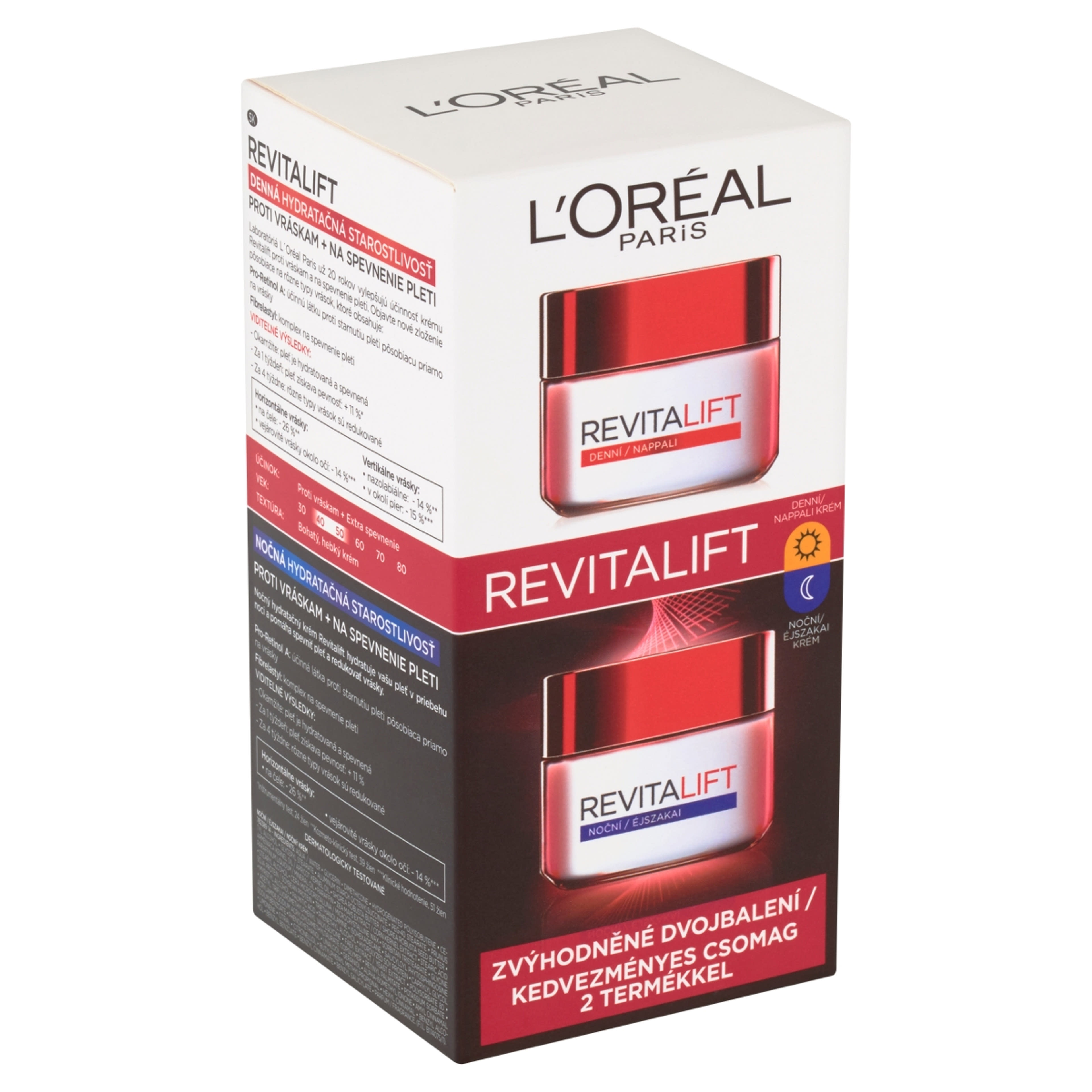L'Oréal Paris Revitalift nappali és éjszakai krém csomag - 100 ml-3