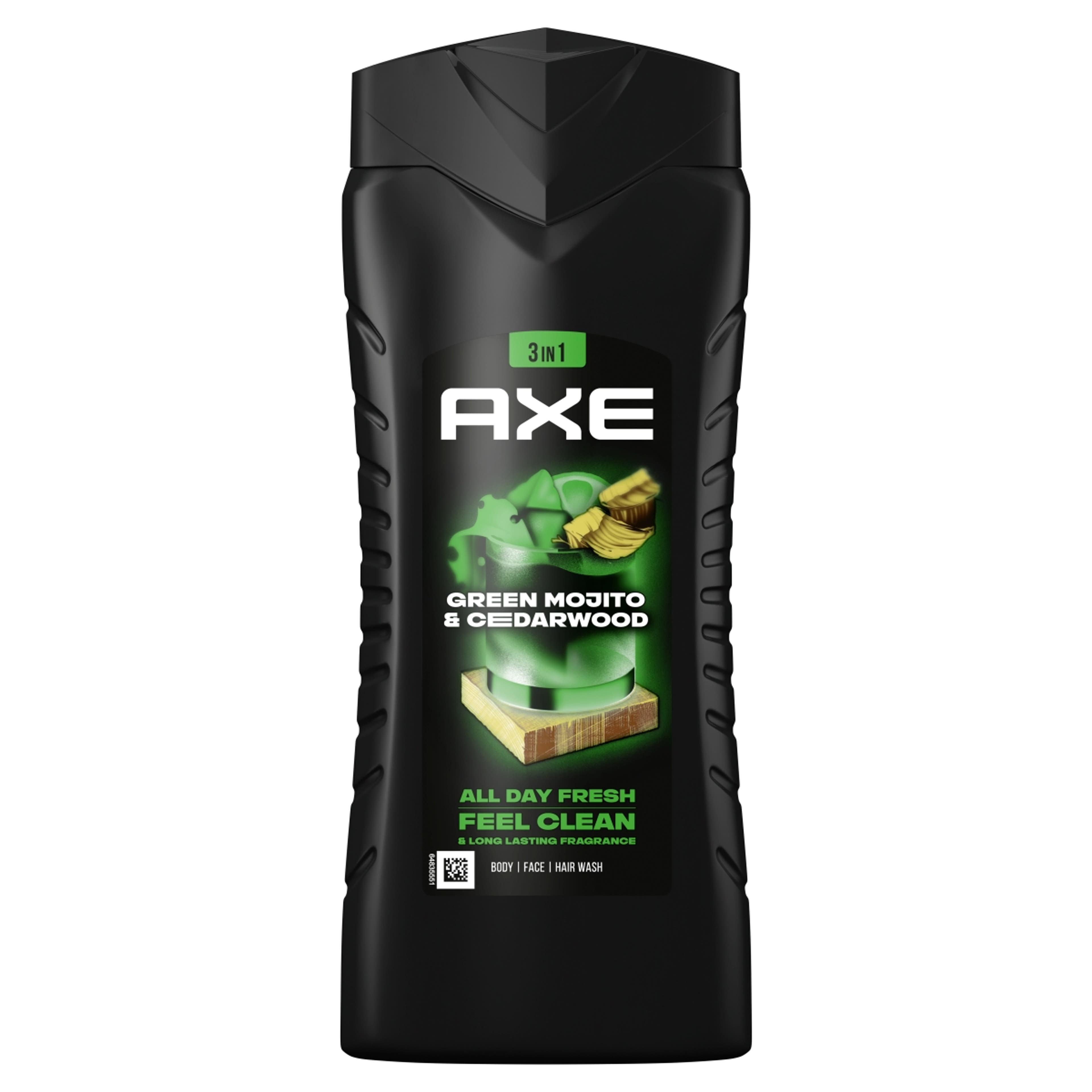 Axe tusfürdő Green mojito & cedarwood - 400 ml