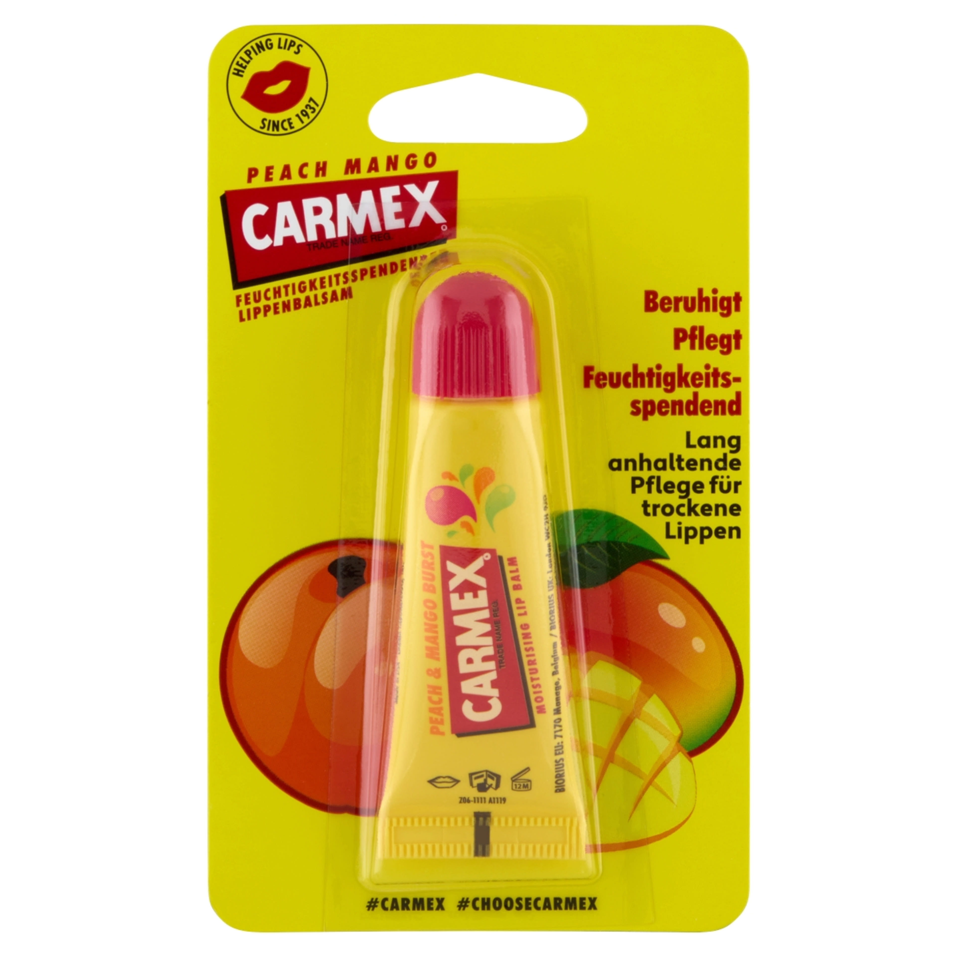 Carmex ajakápoló barackos-mangós - 10 g