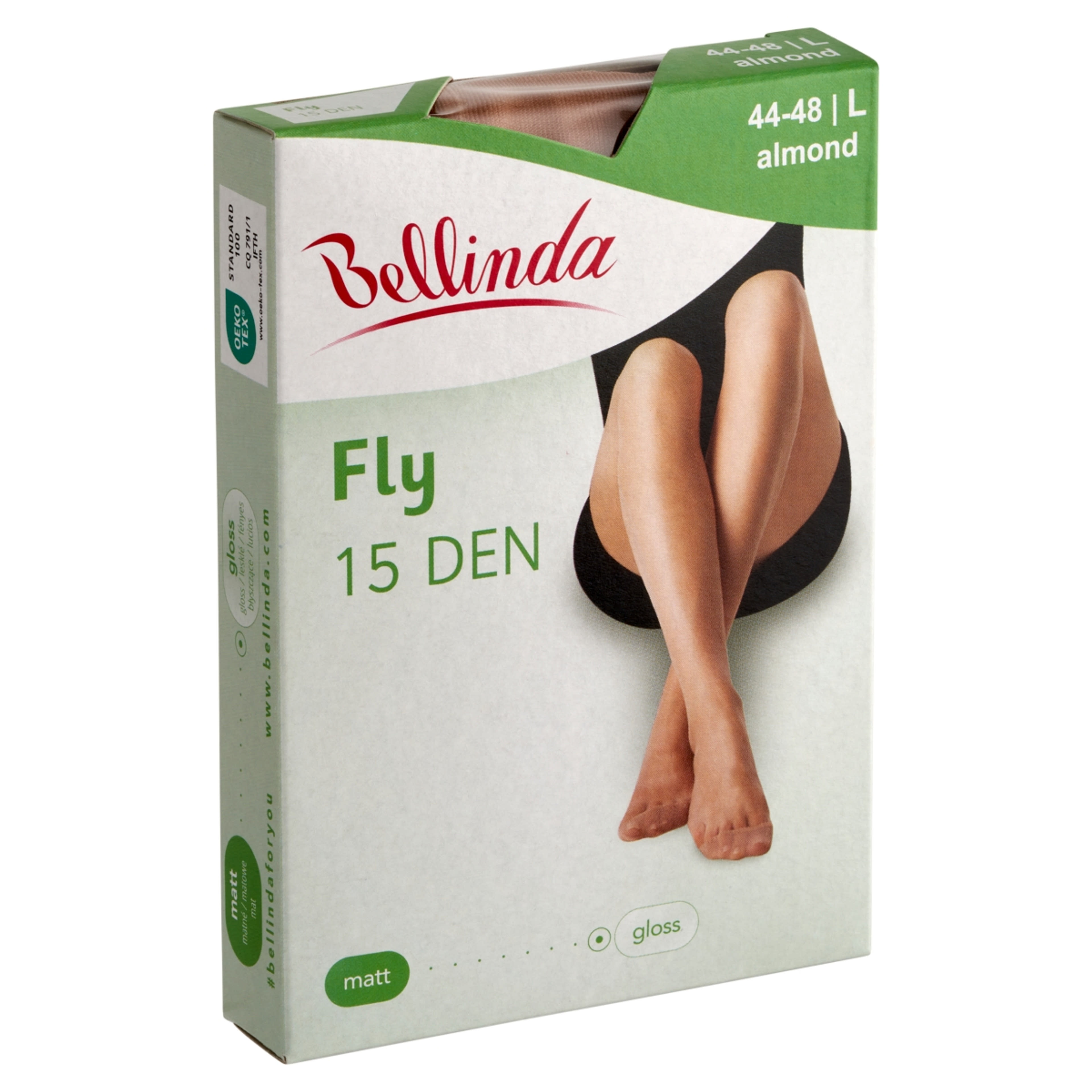 Bellinda Fly 15 Den Almond L Harisnya - 1 db-2