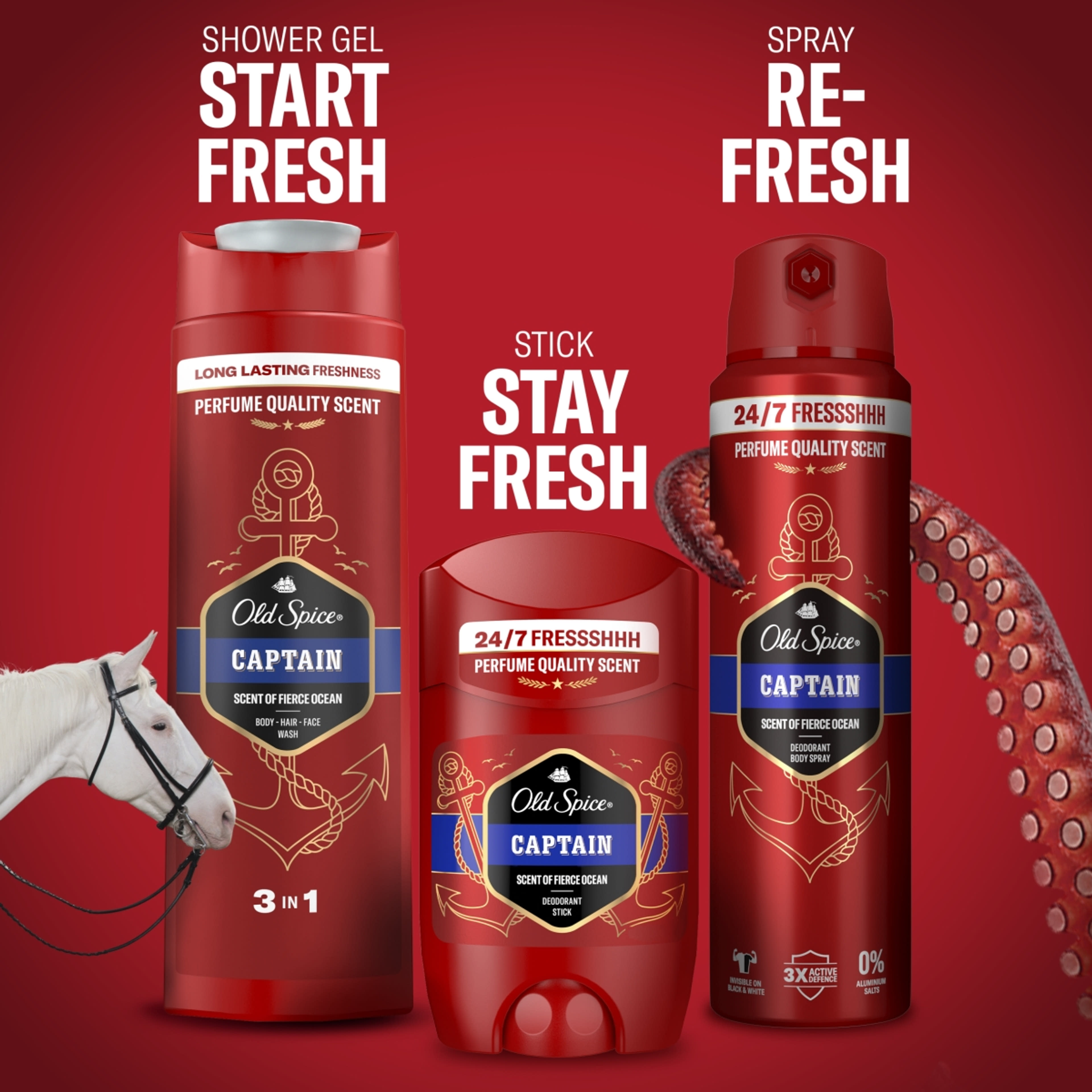 Old Spice Captain stift dezodor férfiaknak - 65 ml-10