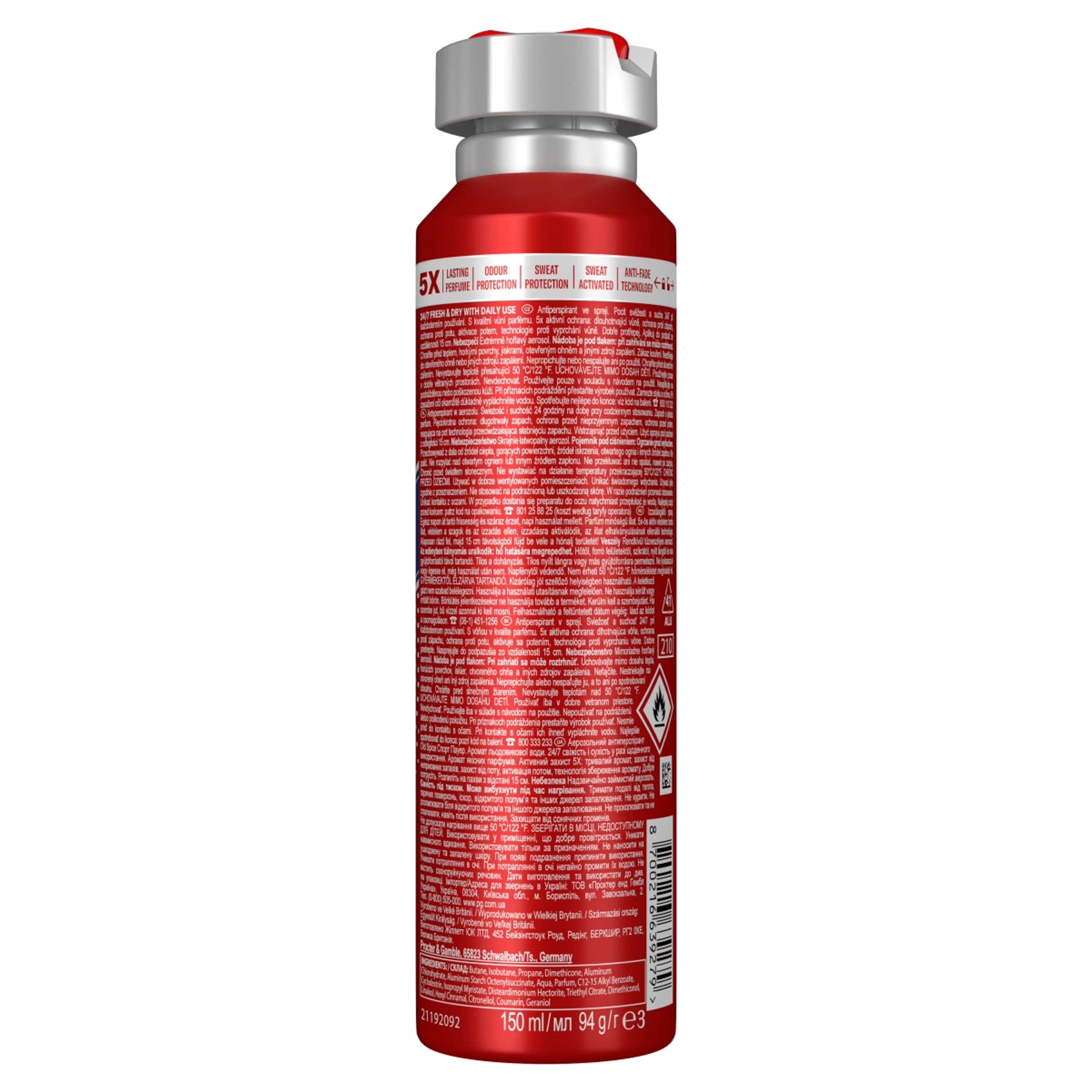 Old Spice Sport Power dezodor spray férfiaknak - 150ml-2