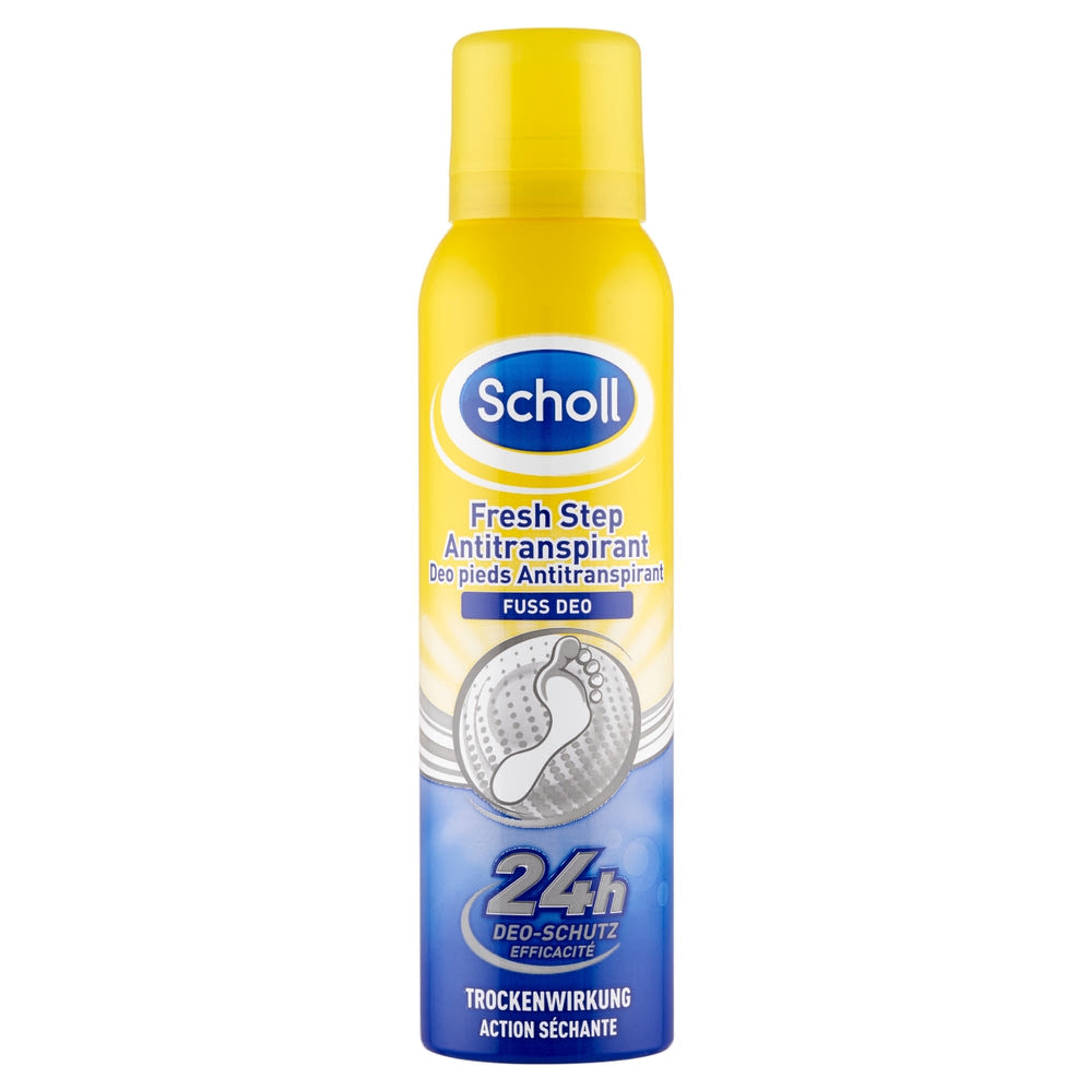 Scholl Fresh Step 24h lábizzadás elleni spray - 150 ml