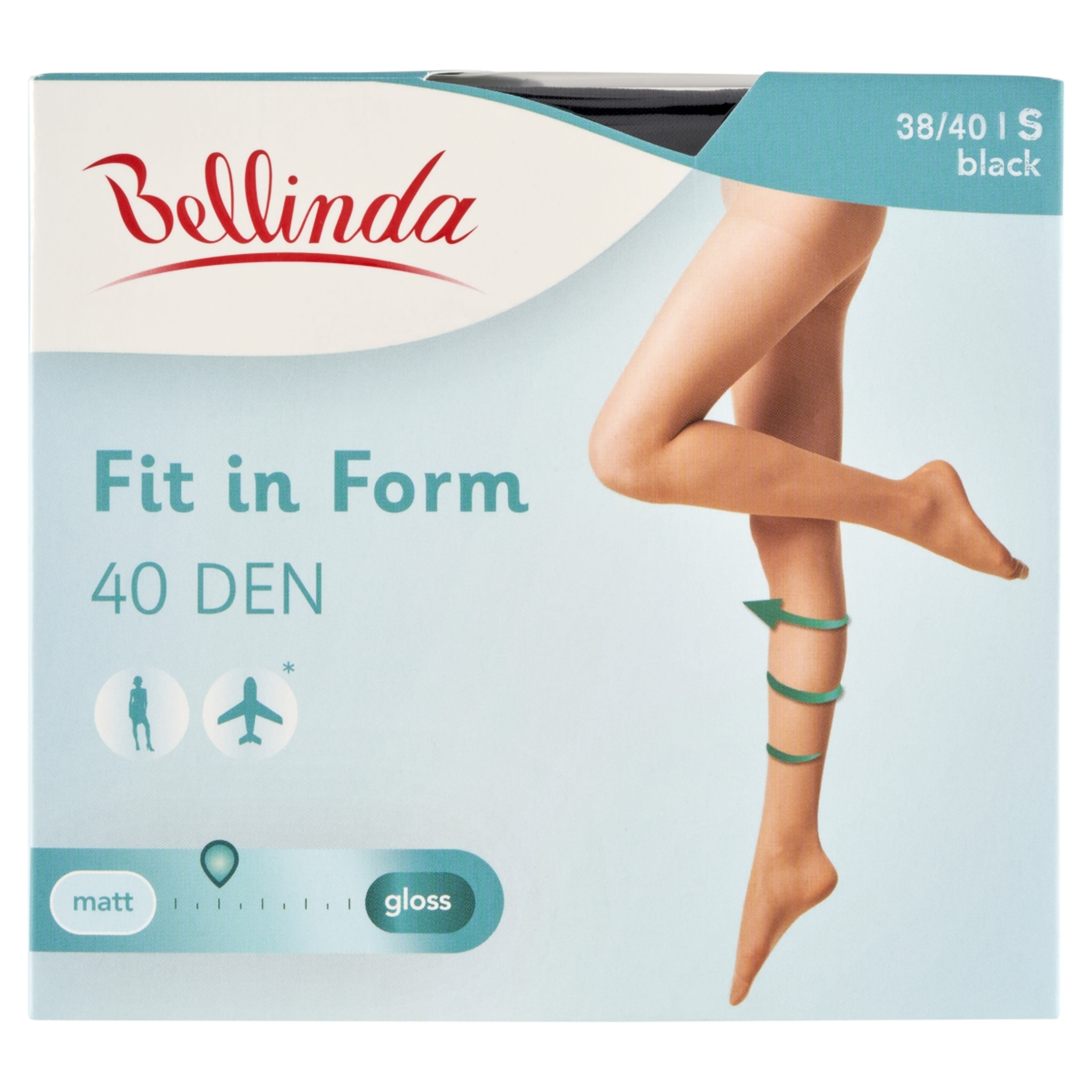 Bellinda Fit In Form Fekete S Harisnya - 1 db-1