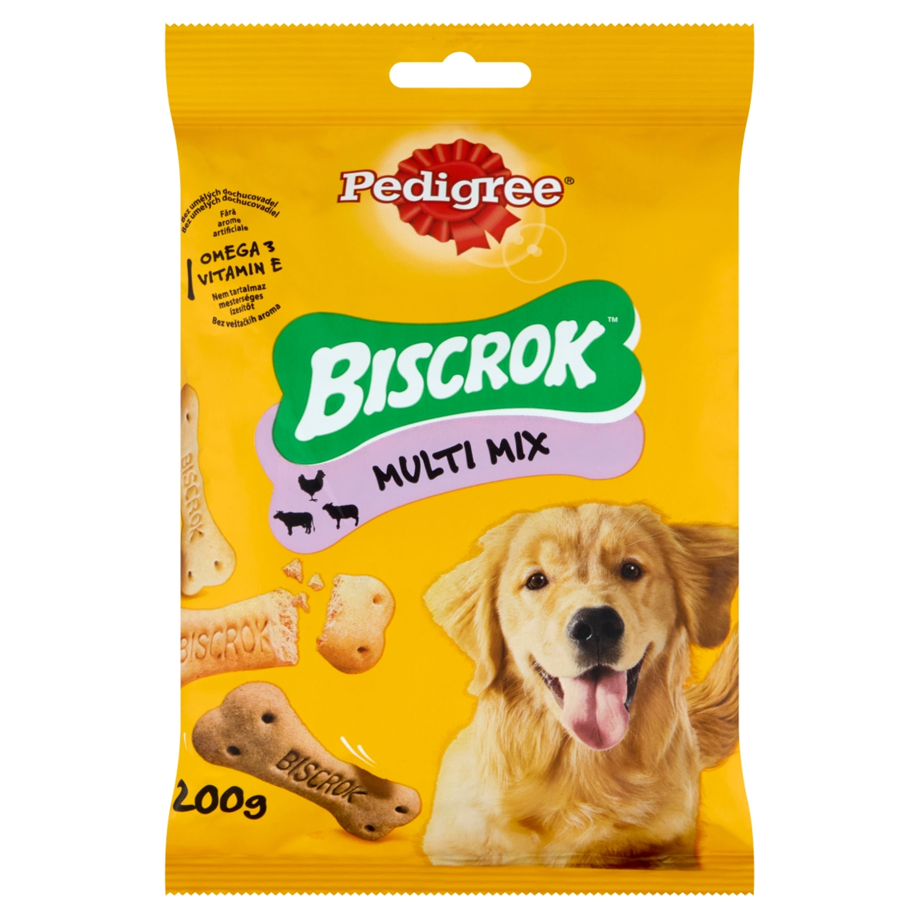 Pedigree Biscrok felnőtt kiegészítő szárazeledel kutyáknak, 3 variációban - 200 g