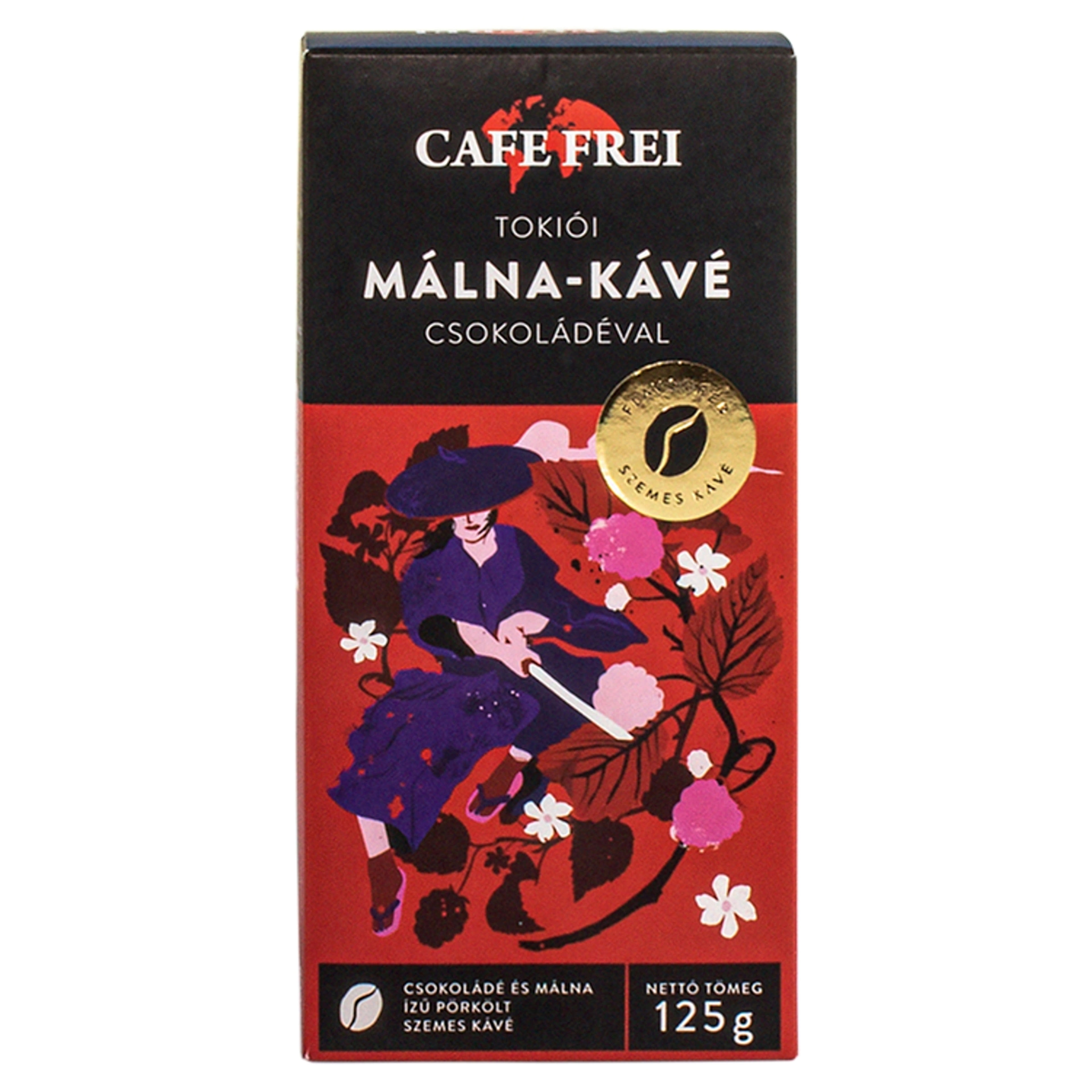 Cafe Frei Tokiói csokoládés málna szemes kávé - 125 g-1